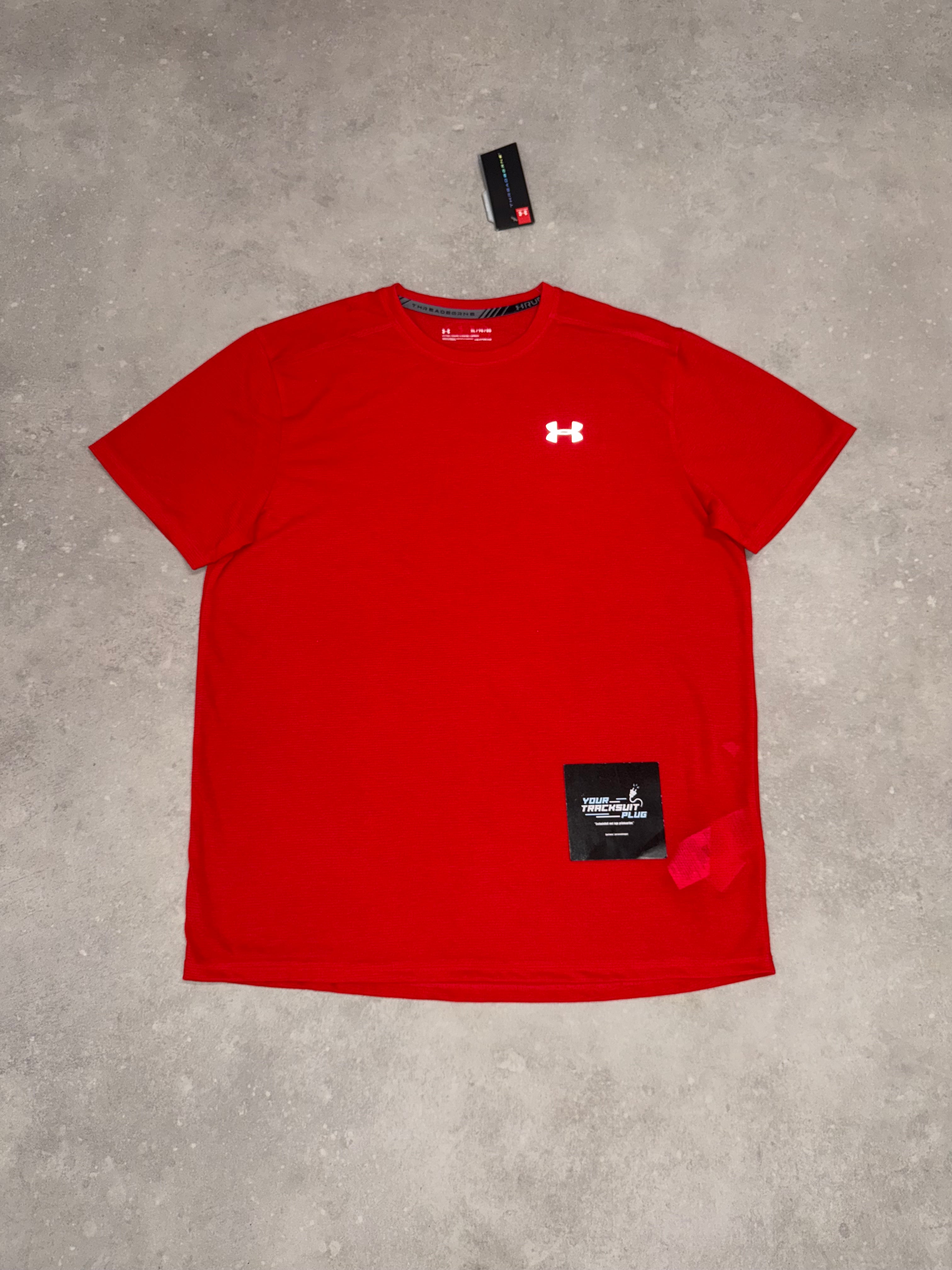 UNDER ARMOUR ZOMER SET // GREY & RED