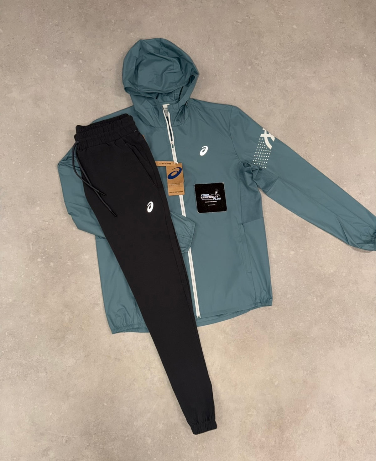 ASICS TRACKSUIT BLUE & GREY // THE LATEST
