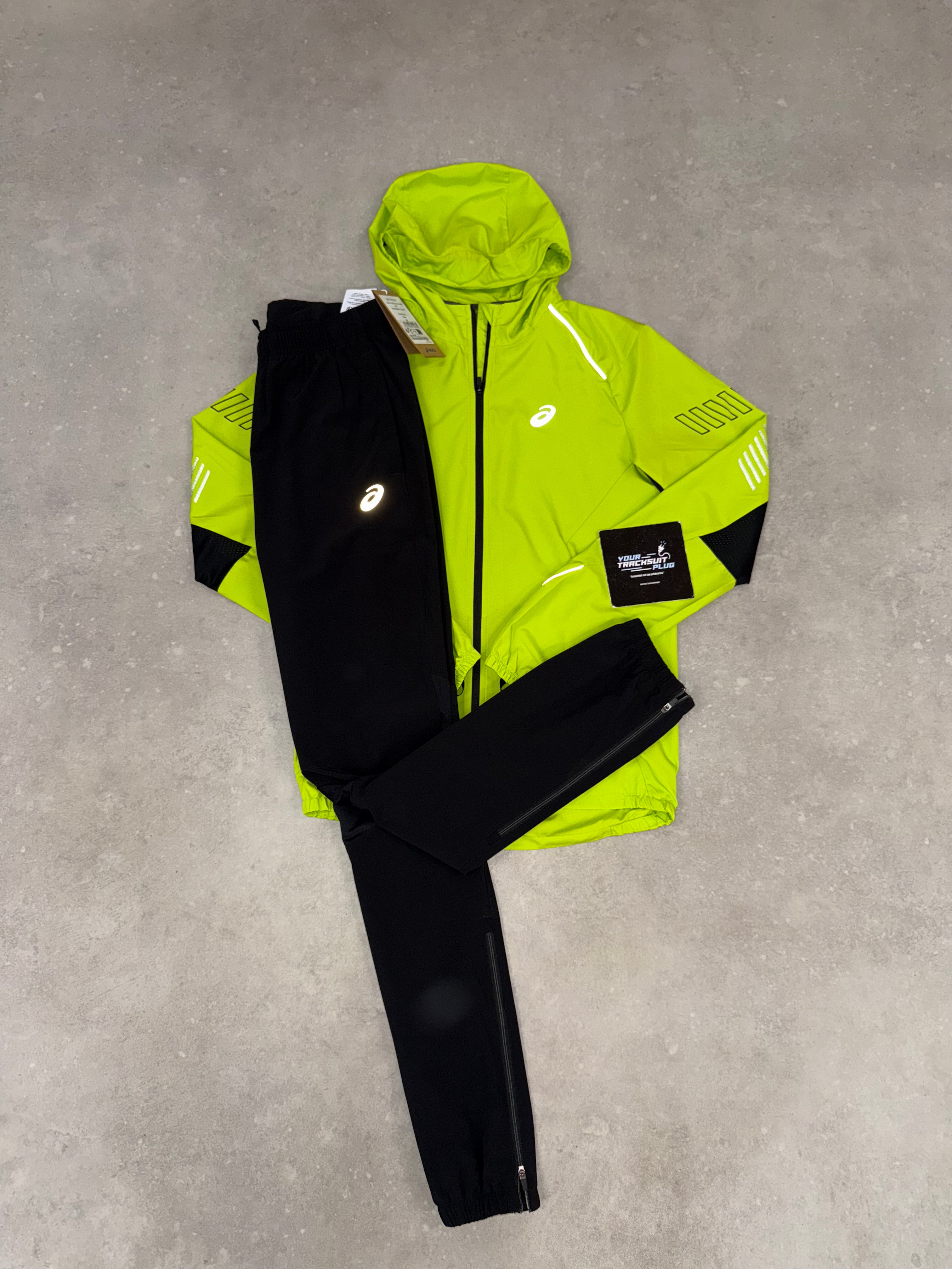 ASICS LITE SHOW TRACKSUIT BLACK & YELLOW // VERY VERY EXCLUSIVE
