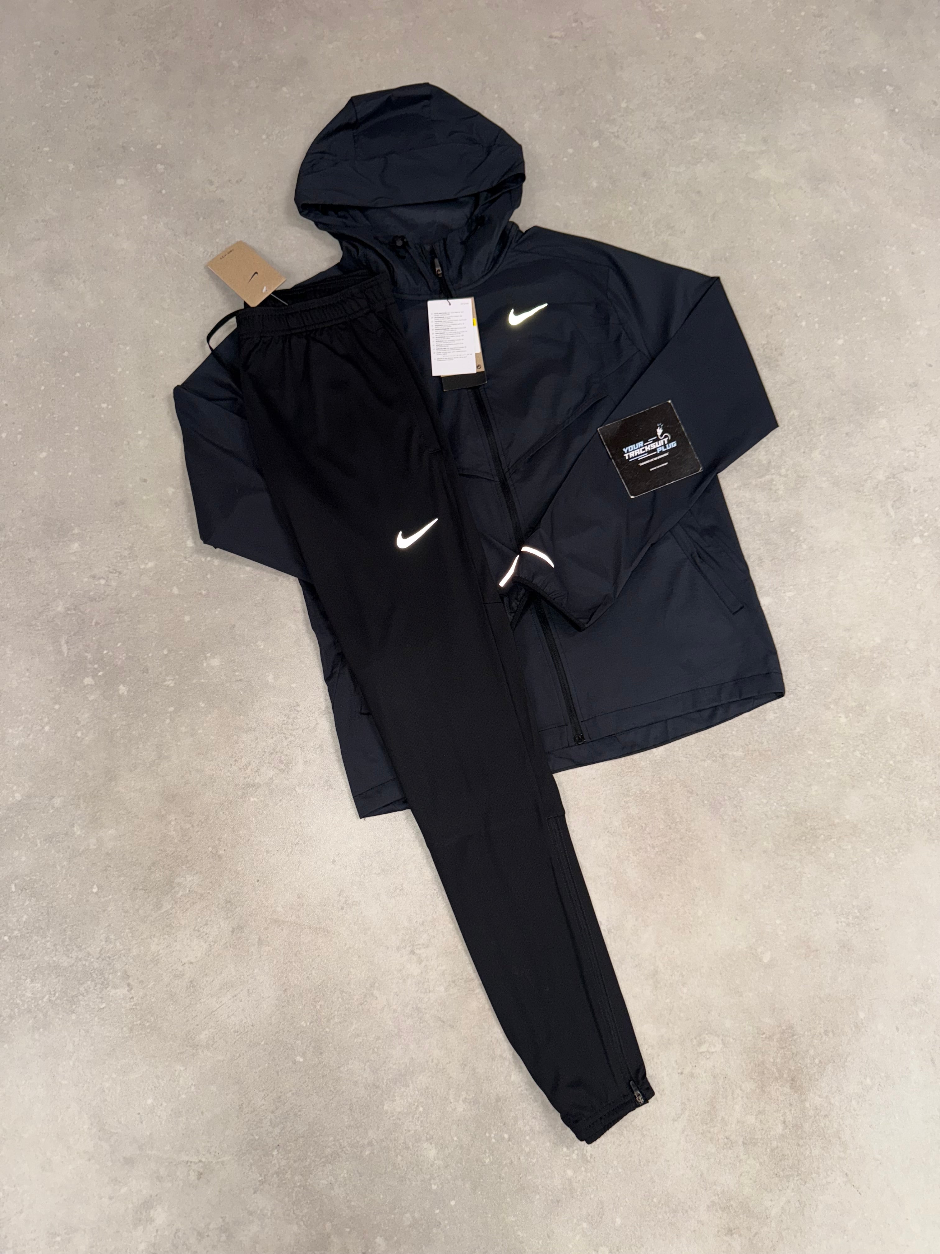 NIKE MILER TRACKSUIT BLACK ON BLACK