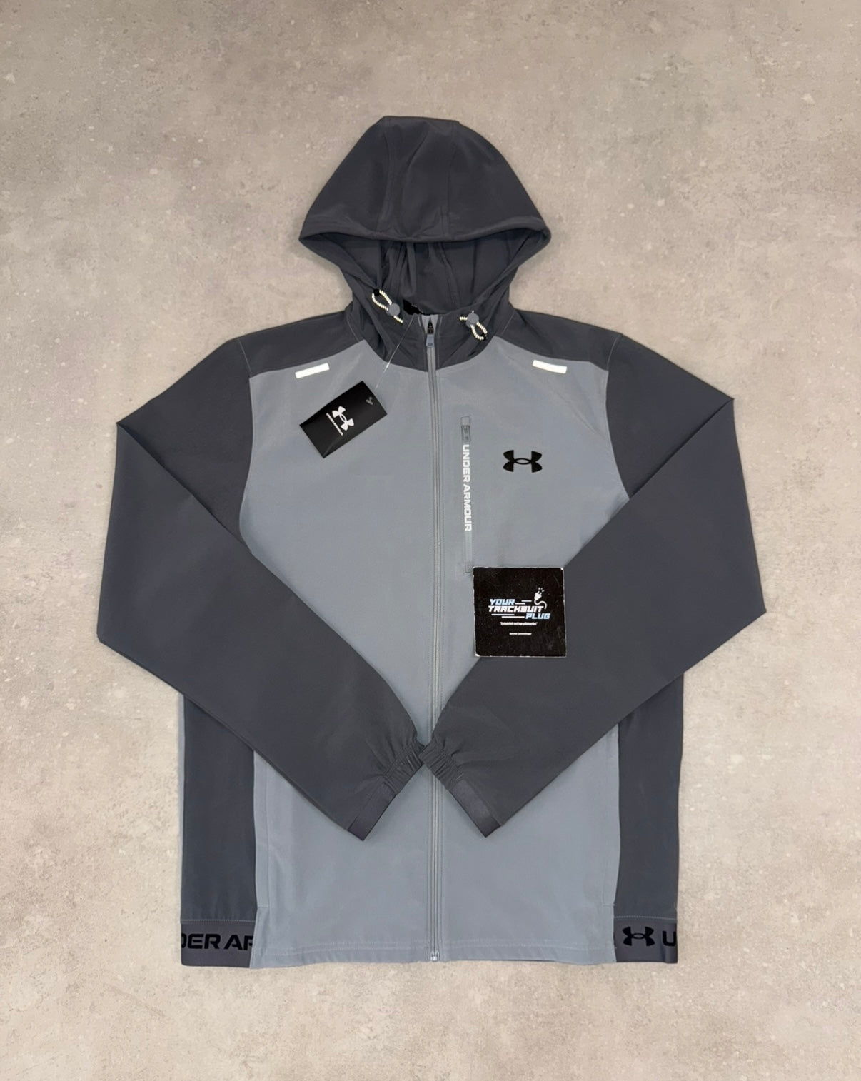UNDER ARMOUR TRACKSUIT GREY // THE LATEST