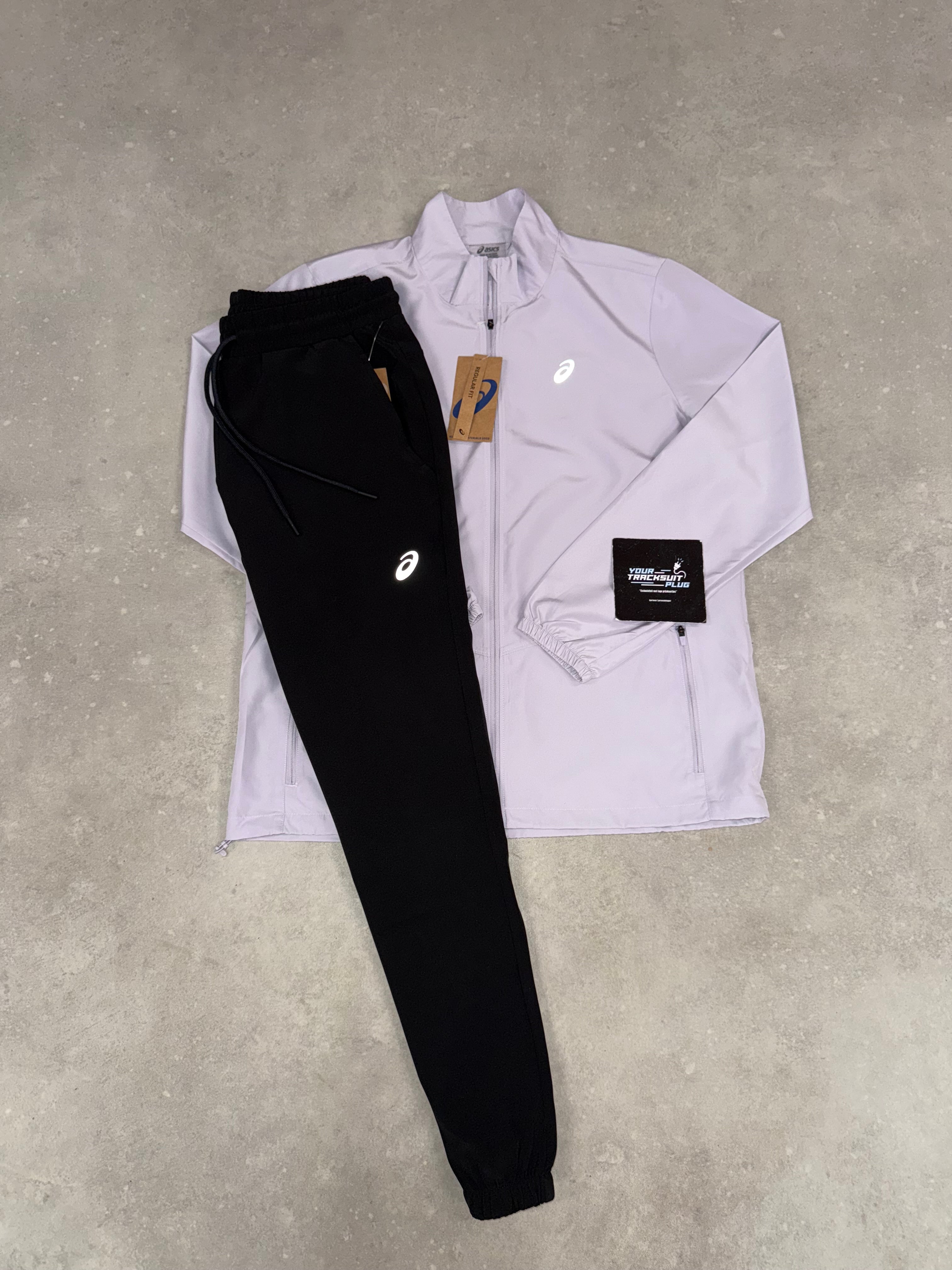 ASICS TRACKSUIT LILA & BLACK // VERY EXCLUSIVE