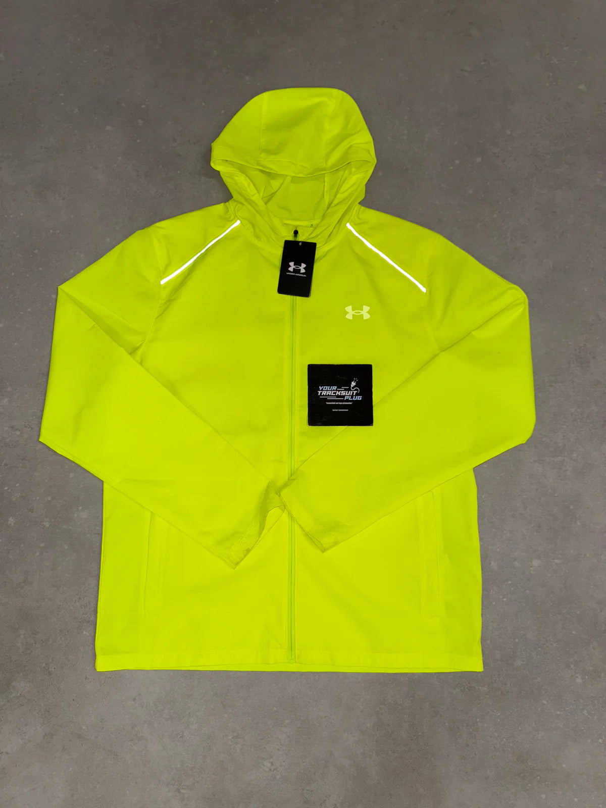 UNDER ARMOUR TRACKSUIT // GREY & YELLOW EXCLUSIVE