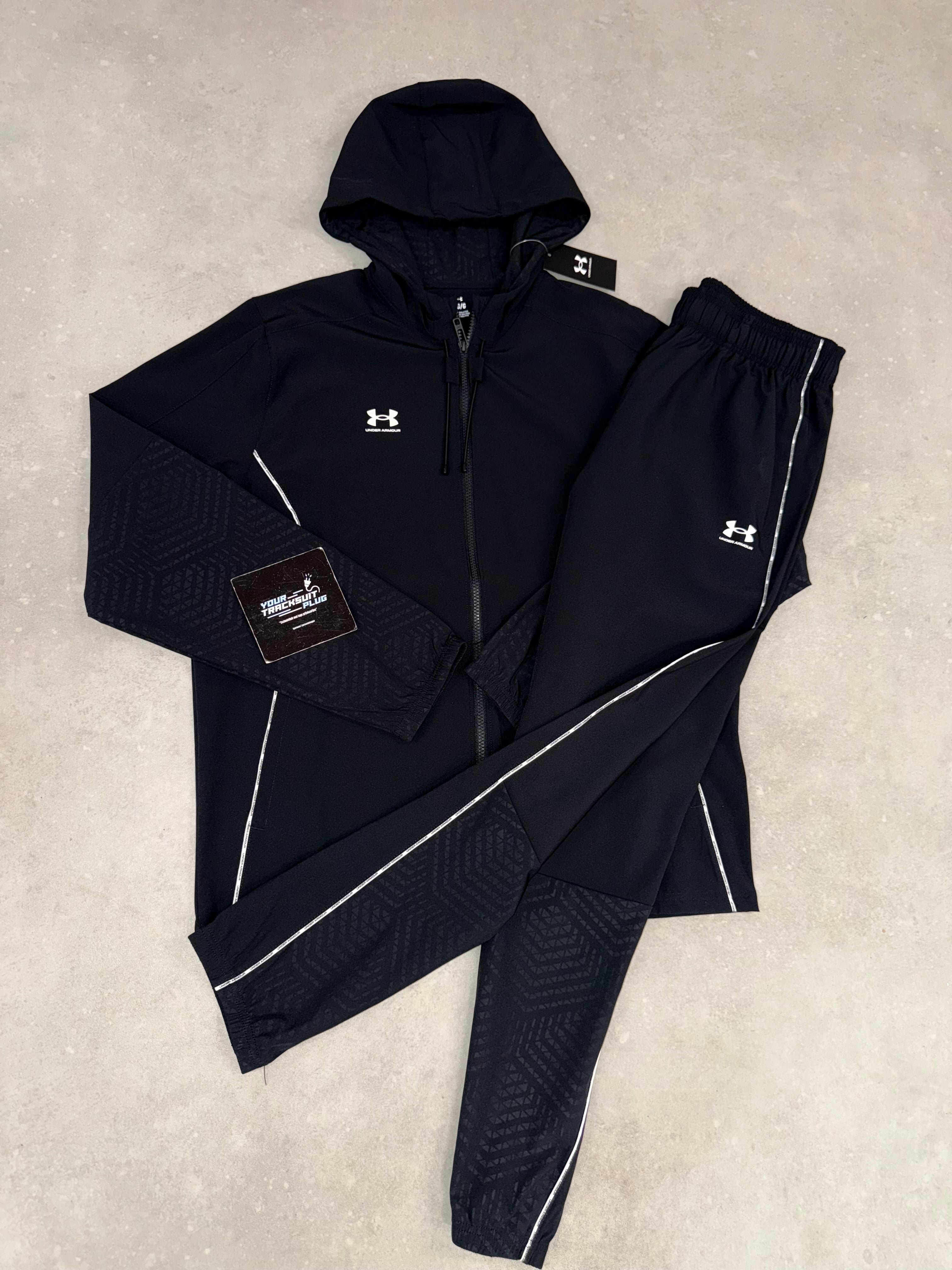 UNDER ARMOUR TRACKSUIT BLACK