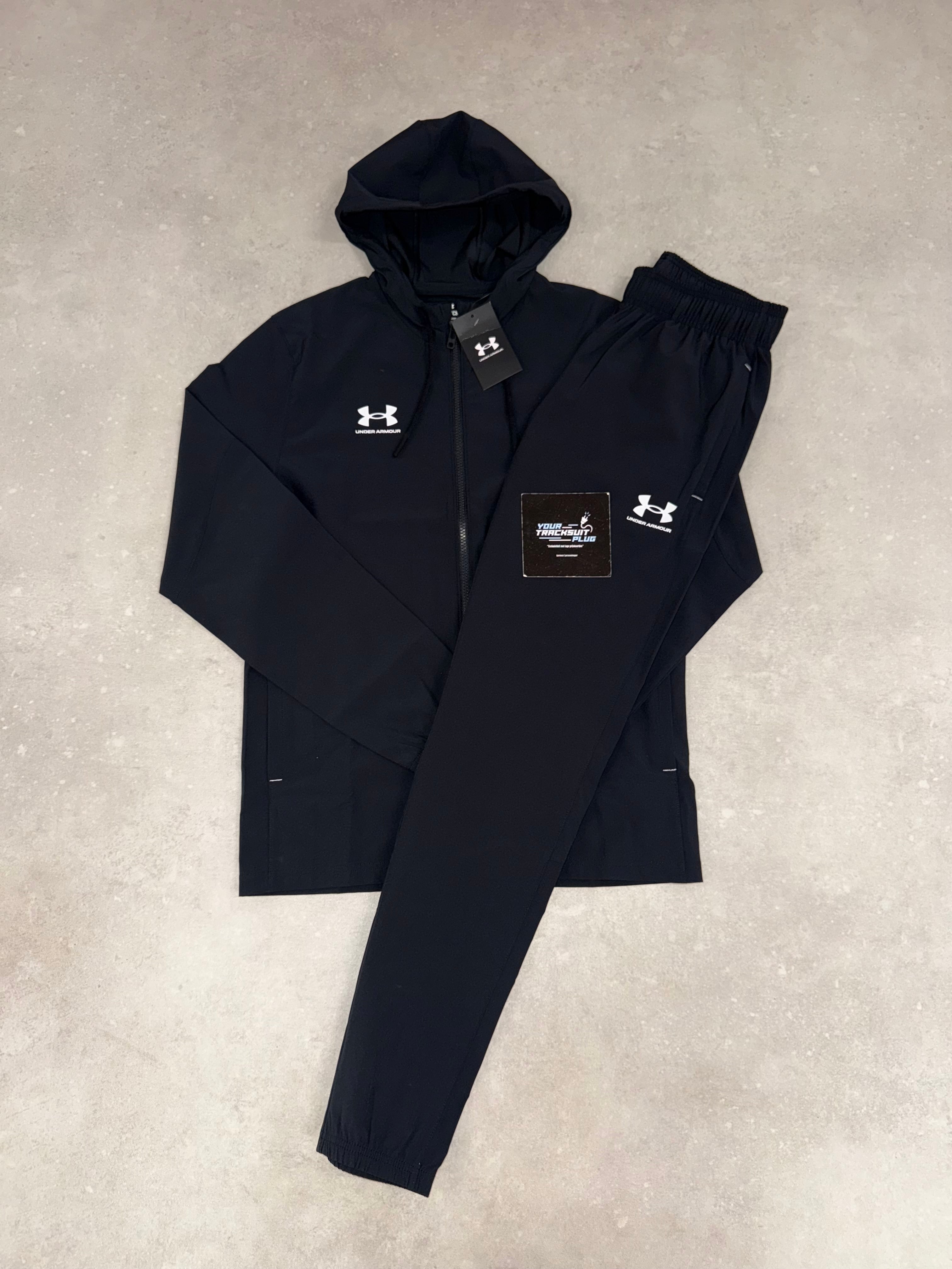 UNDER ARMOUR TRACKSUIT BLACK