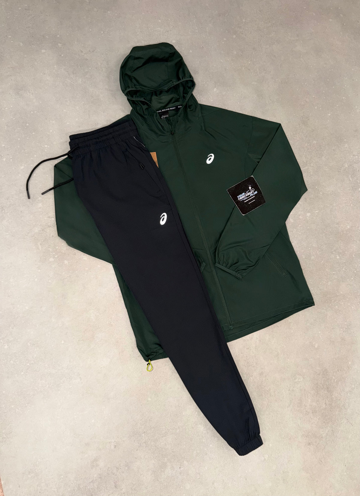 ASICS GREEN TRACKSUIT // VERY EXCLUSIVE