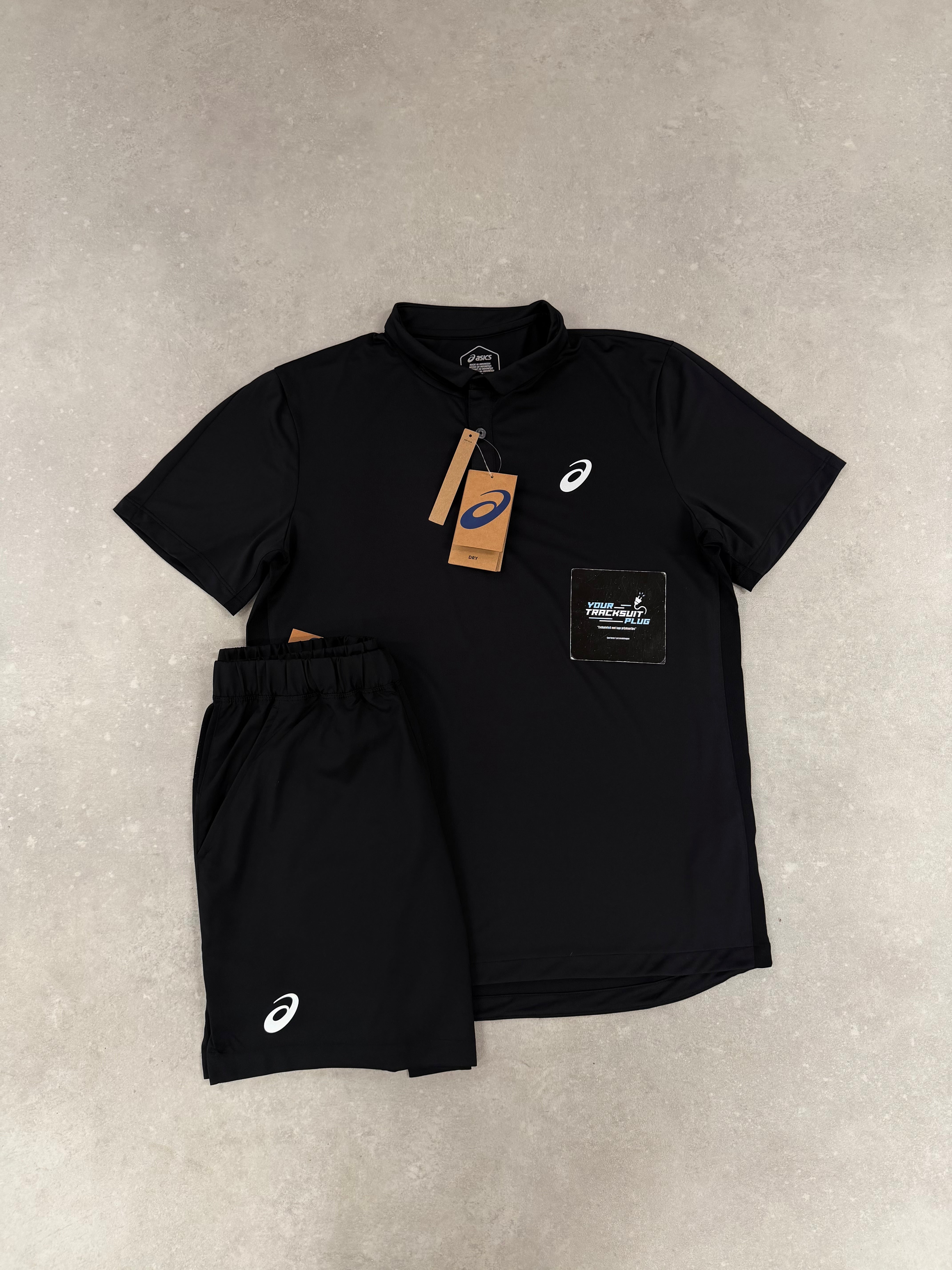 ASICS POLO SET BLACK // LIMITED EDITION