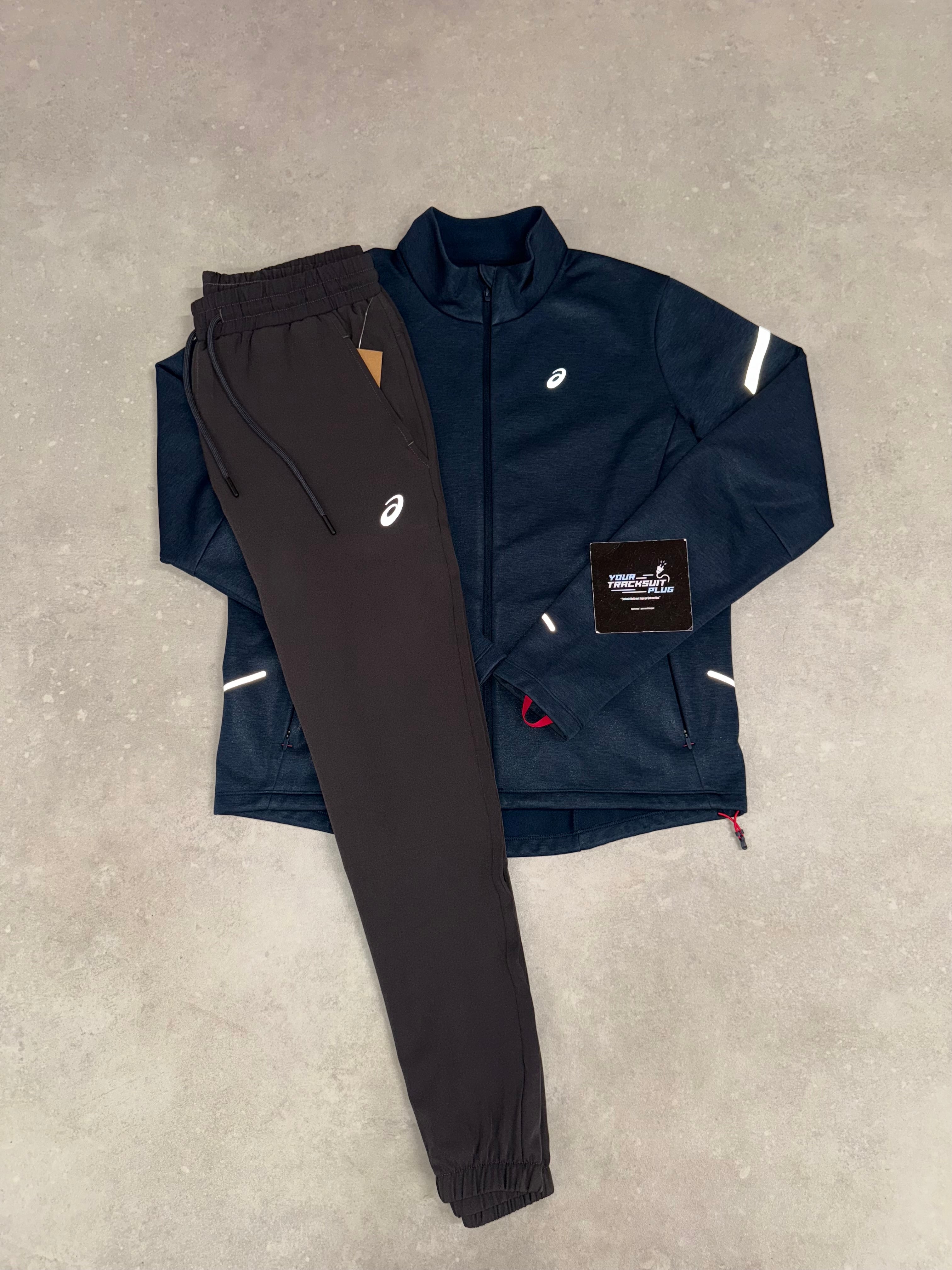 ASICS SOFT-SHELL TRACKSUIT LITE SHOW EDITION // BLUE & GREY
