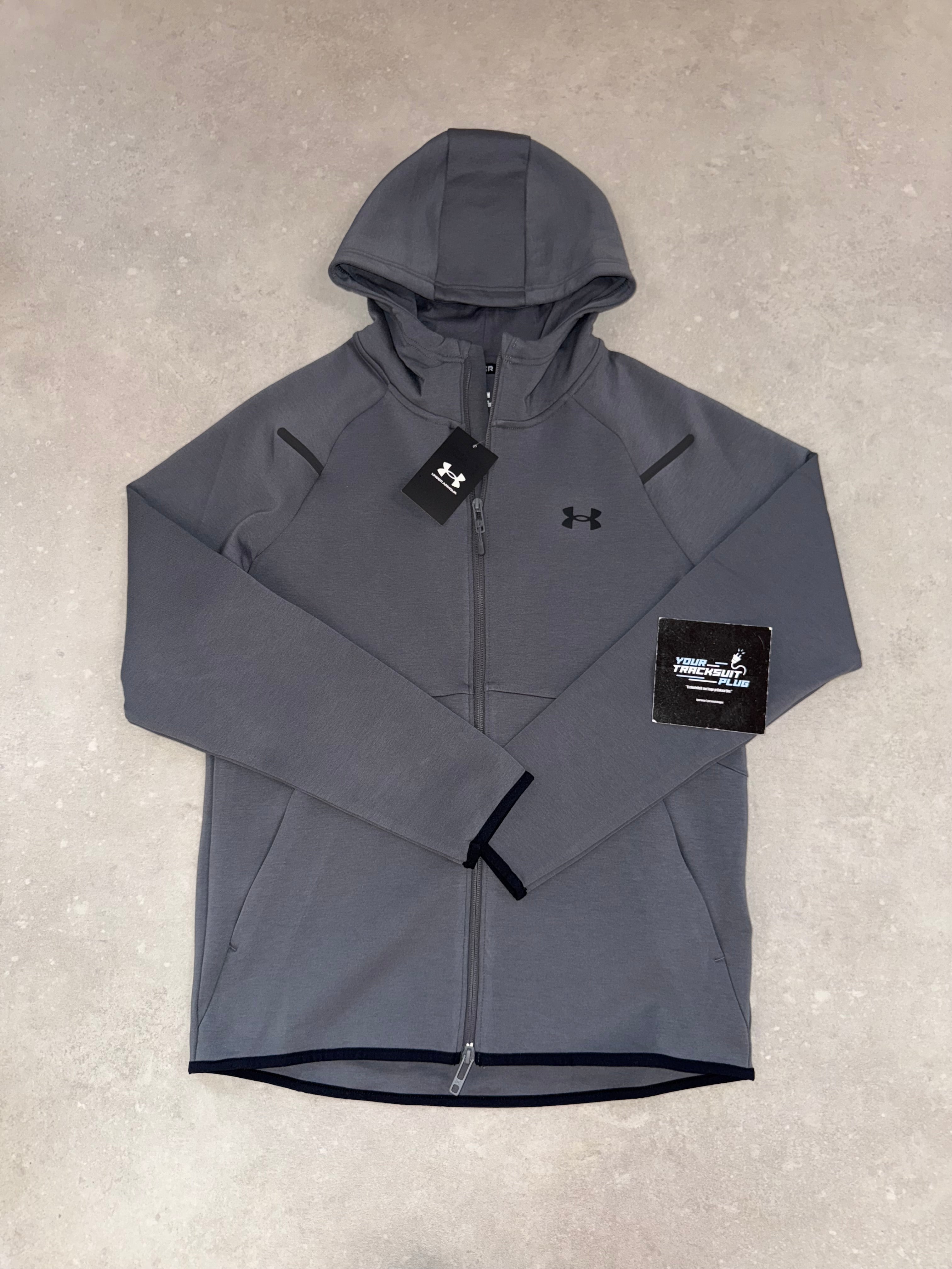 UNDER ARMOUR TECH FLEECE TRACKSUIT // GREY
