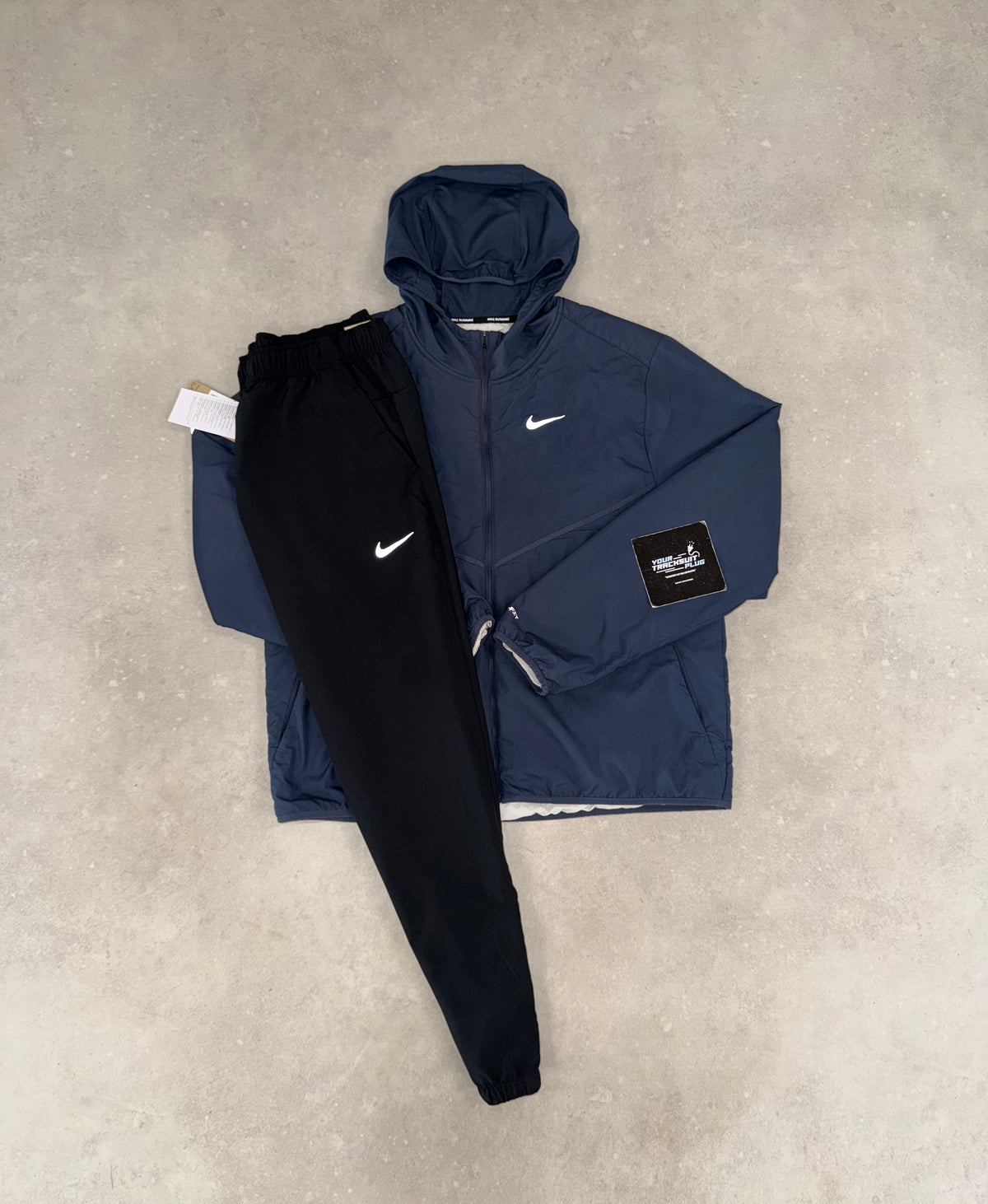 NIKE NAVY BLUE & BLACK TRACKSUIT // EXCLUSIVE EDITION