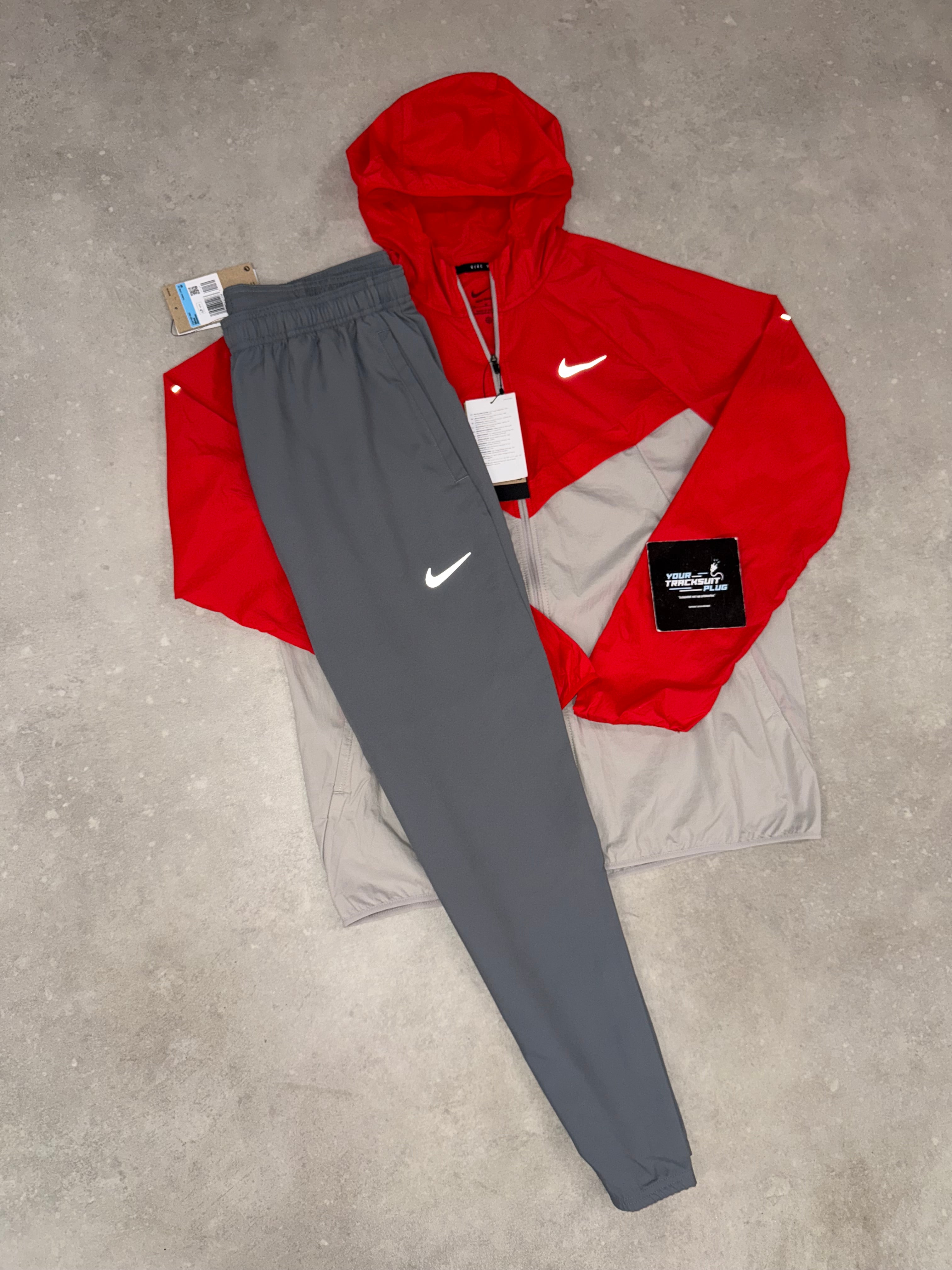 NIKE TRACKSUIT GREY & RED // LIMITED EDITION