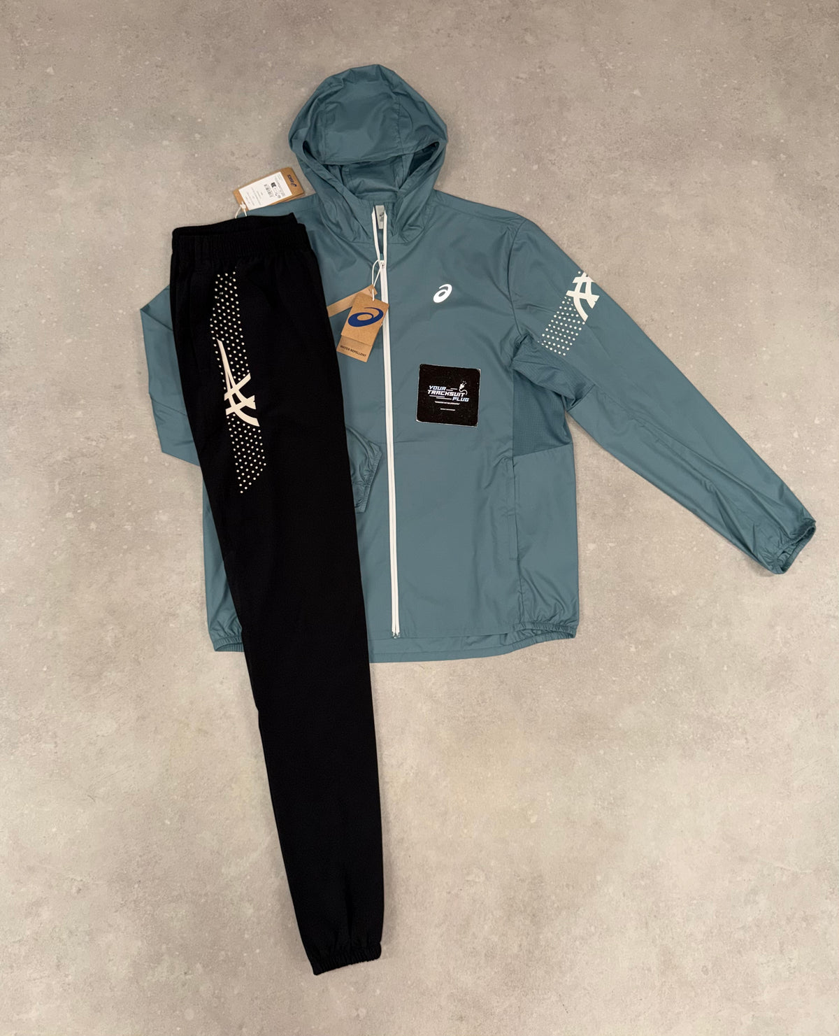ASICS TRACKSUIT BLUE & BLACK // THE LATEST