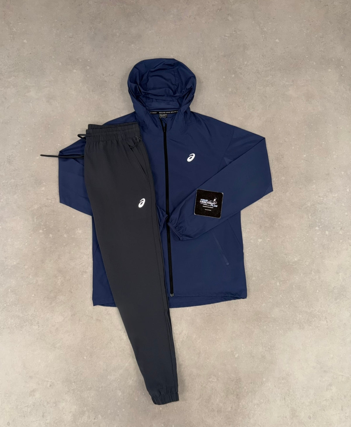 ASICS TRACKSUIT BLUE & GREY // VERY EXCLUSIVE EDITION