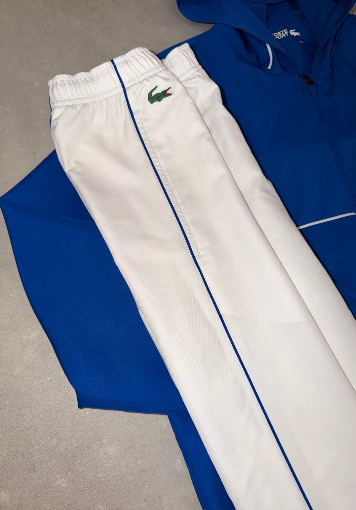 LACOSTE TRACKSUIT BLUE & WHITE // EXCLUSIVE EDITION