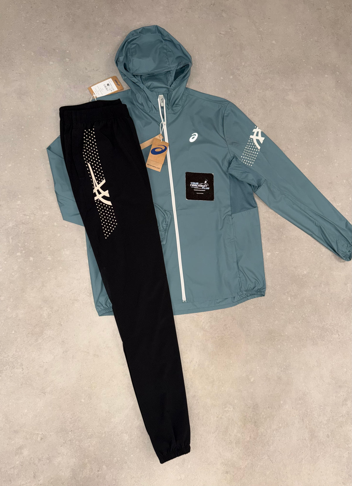ASICS TRACKSUIT BLUE & BLACK // THE LATEST