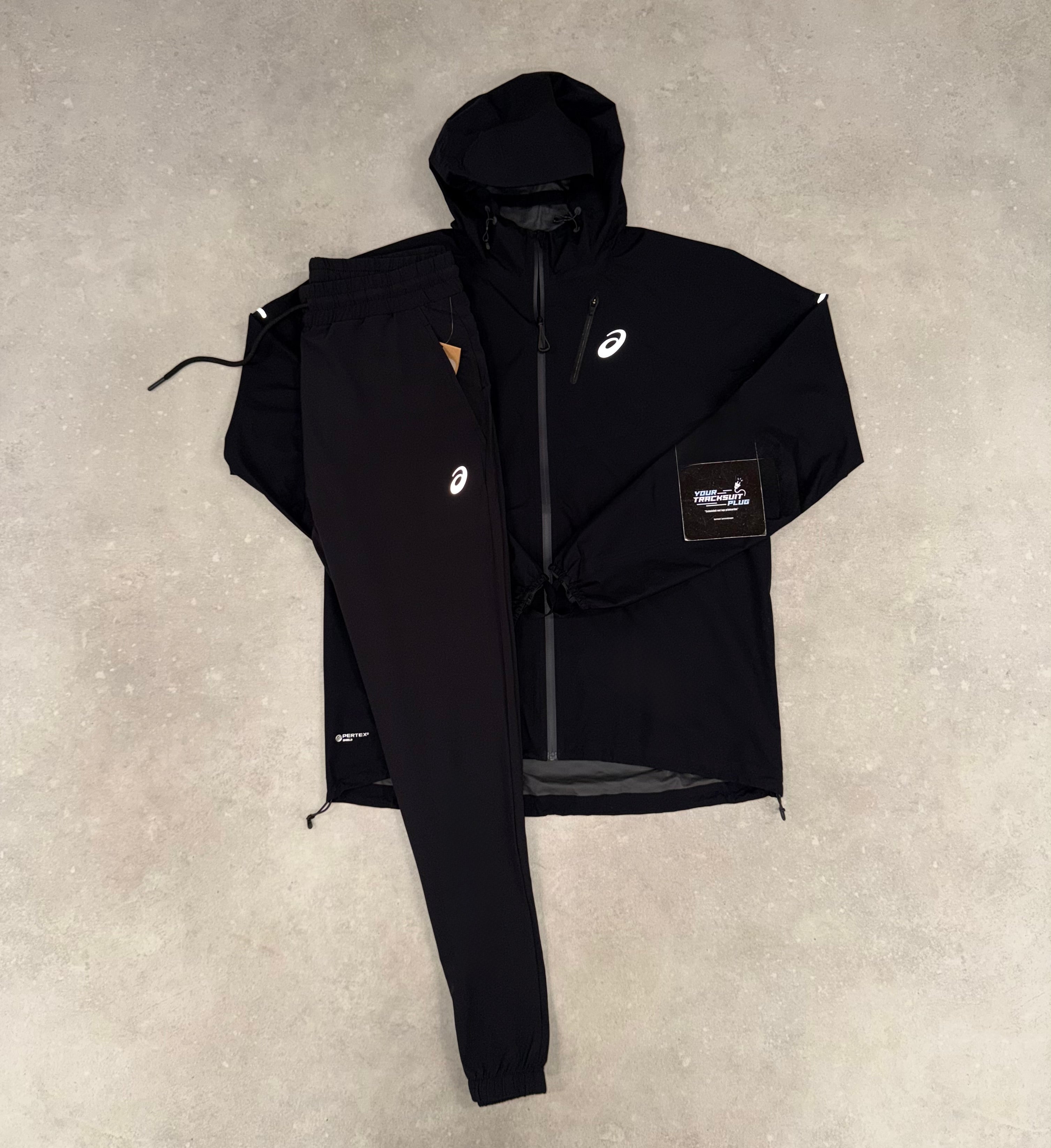 ASICS SOFT-SHELL TRACKSUIT BLACK // LIMITED EDITION