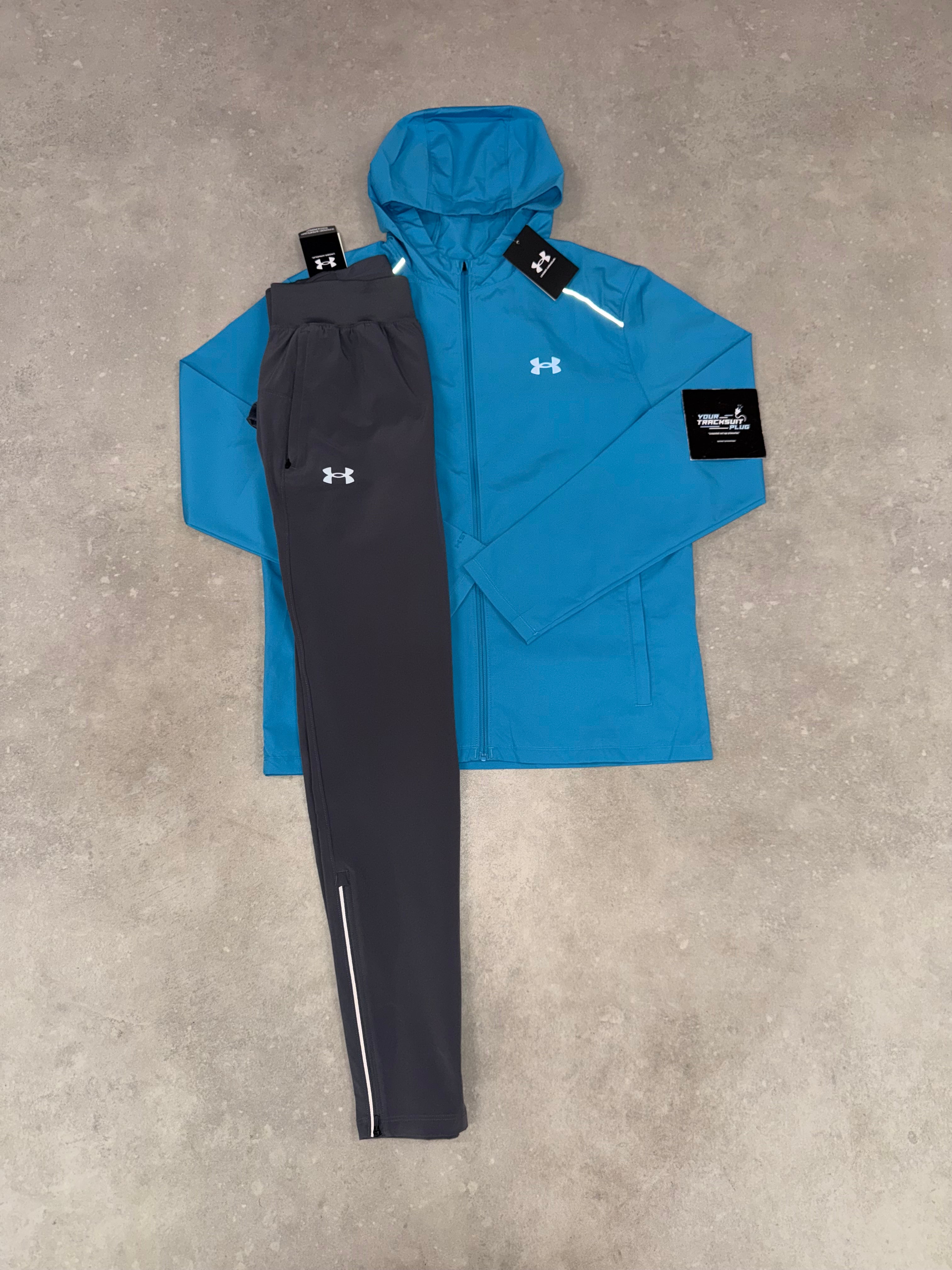 UNDER ARMOUR TRACKSUIT BLUE & GREY // LIMITED EDITION