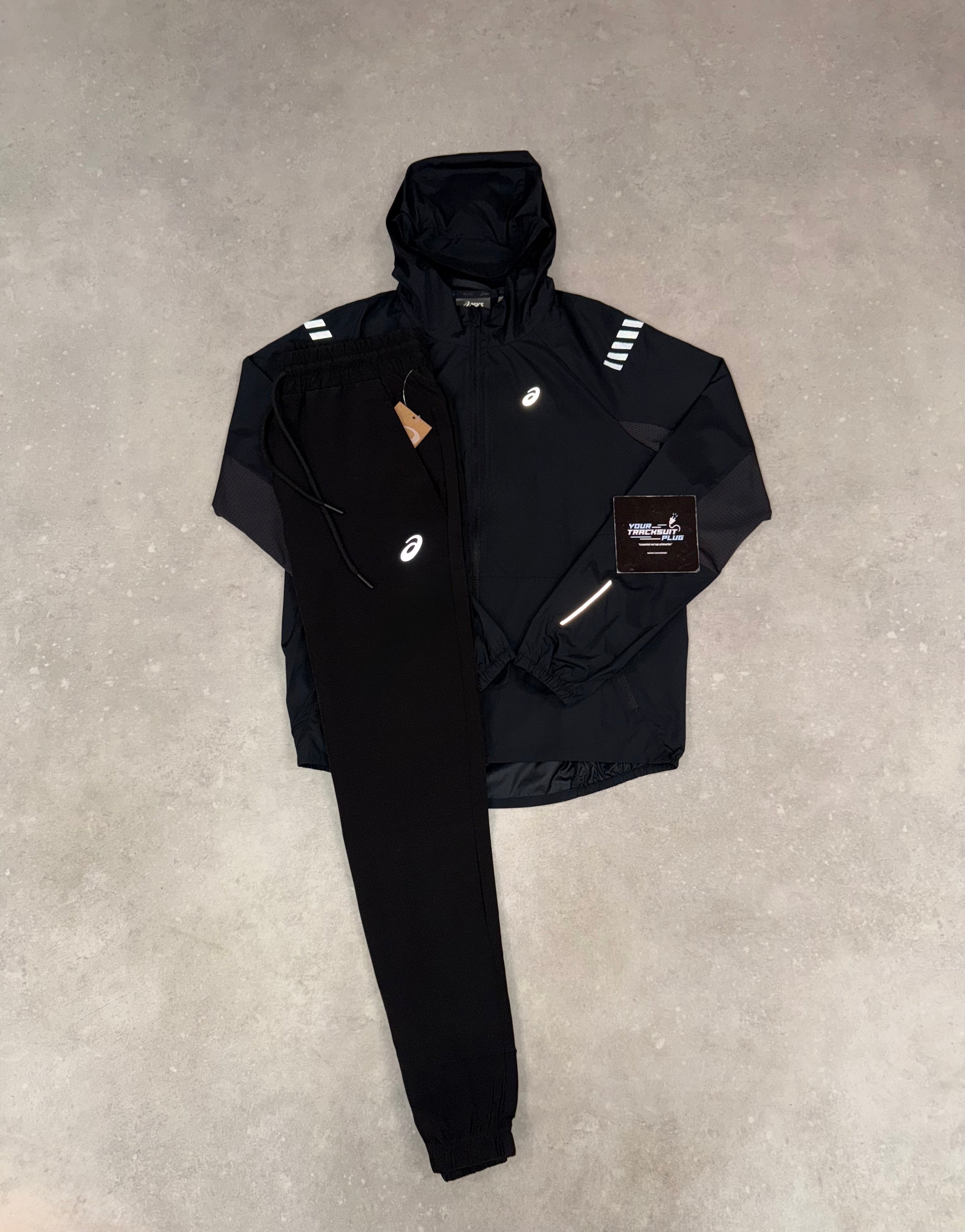 ASICS LITE SHOW TRACKSUIT BLACK // VERY VERY EXCLUSIVE