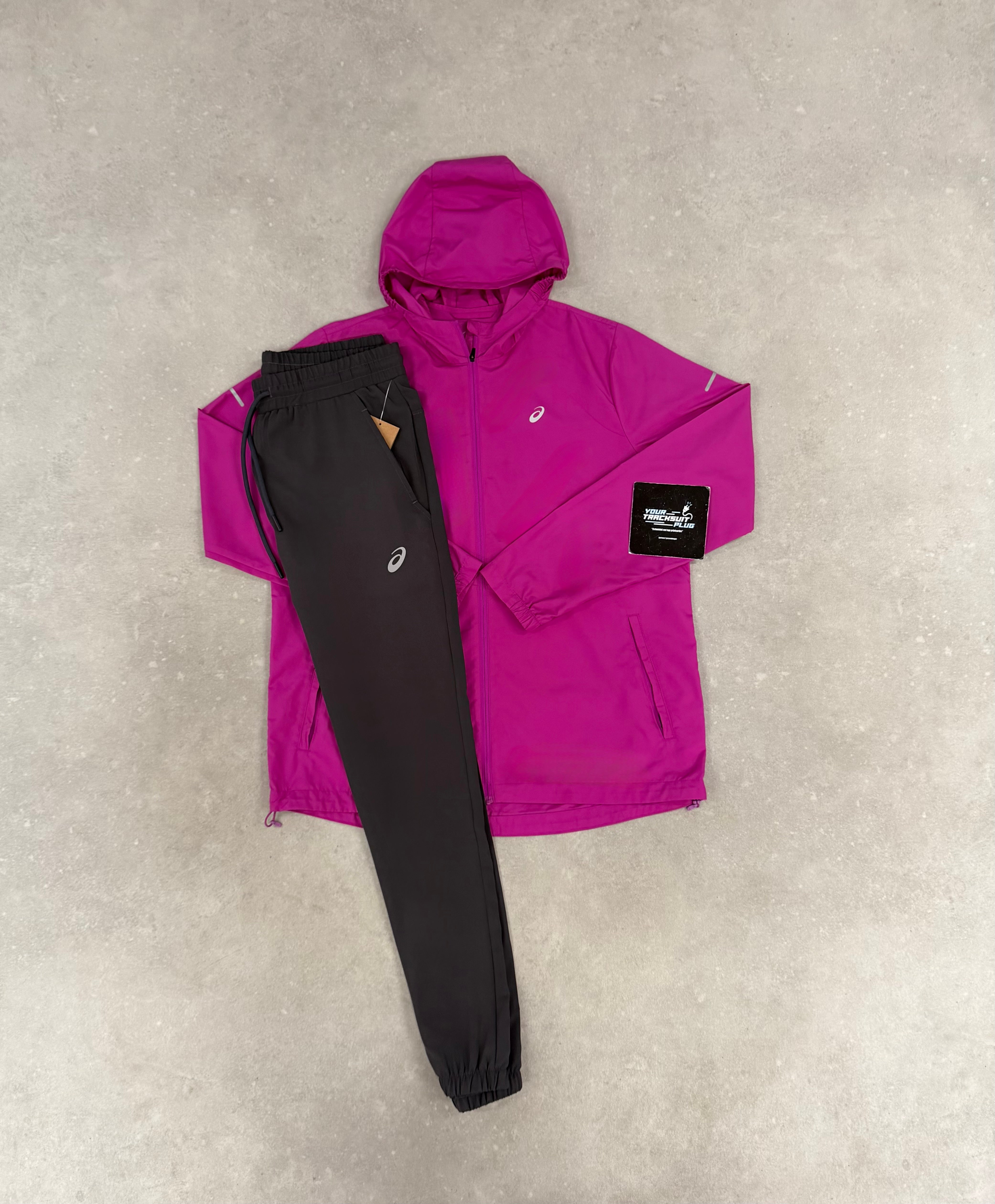 ASICS PURPLE & GREY TRACKSUIT // VERY EXCLUSIVE