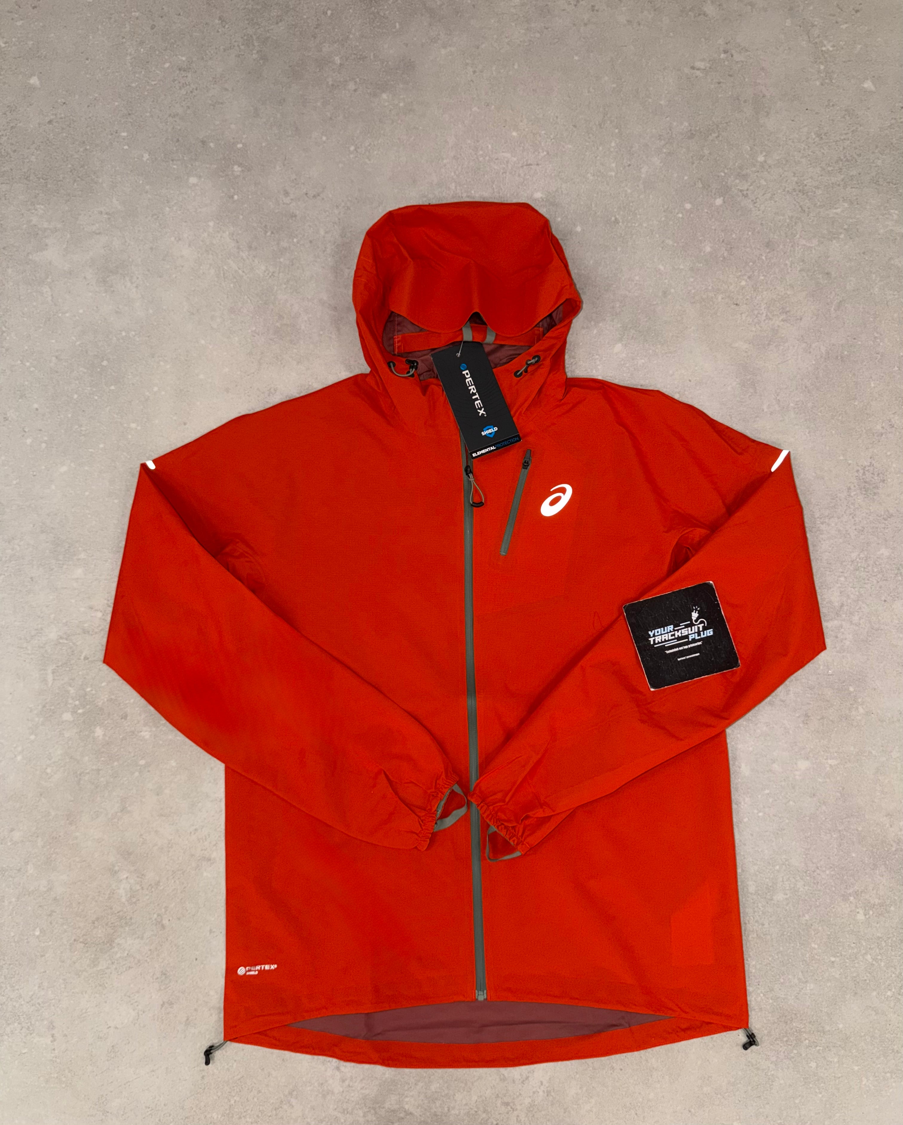 ASICS SOFT-SHELL ORANGE TRACKSUIT // VERY EXCLUSIVE