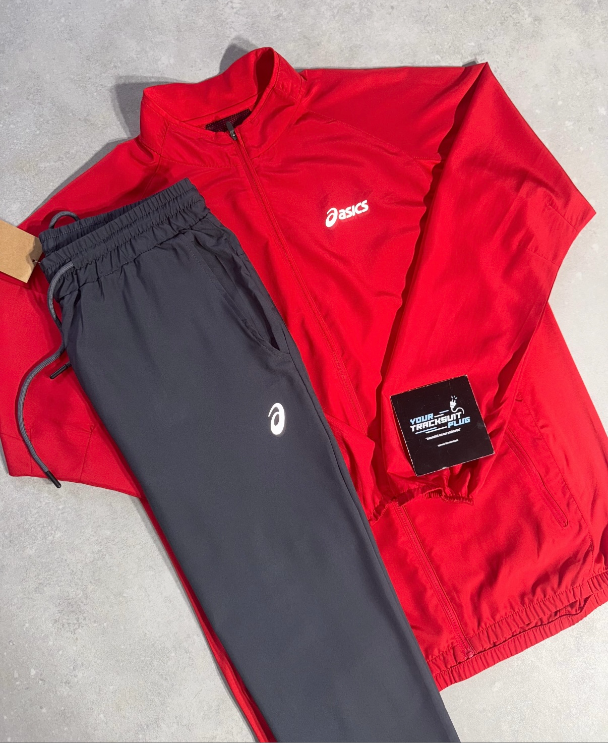 ASICS TRACKSUIT // RED EXCLUSIVE