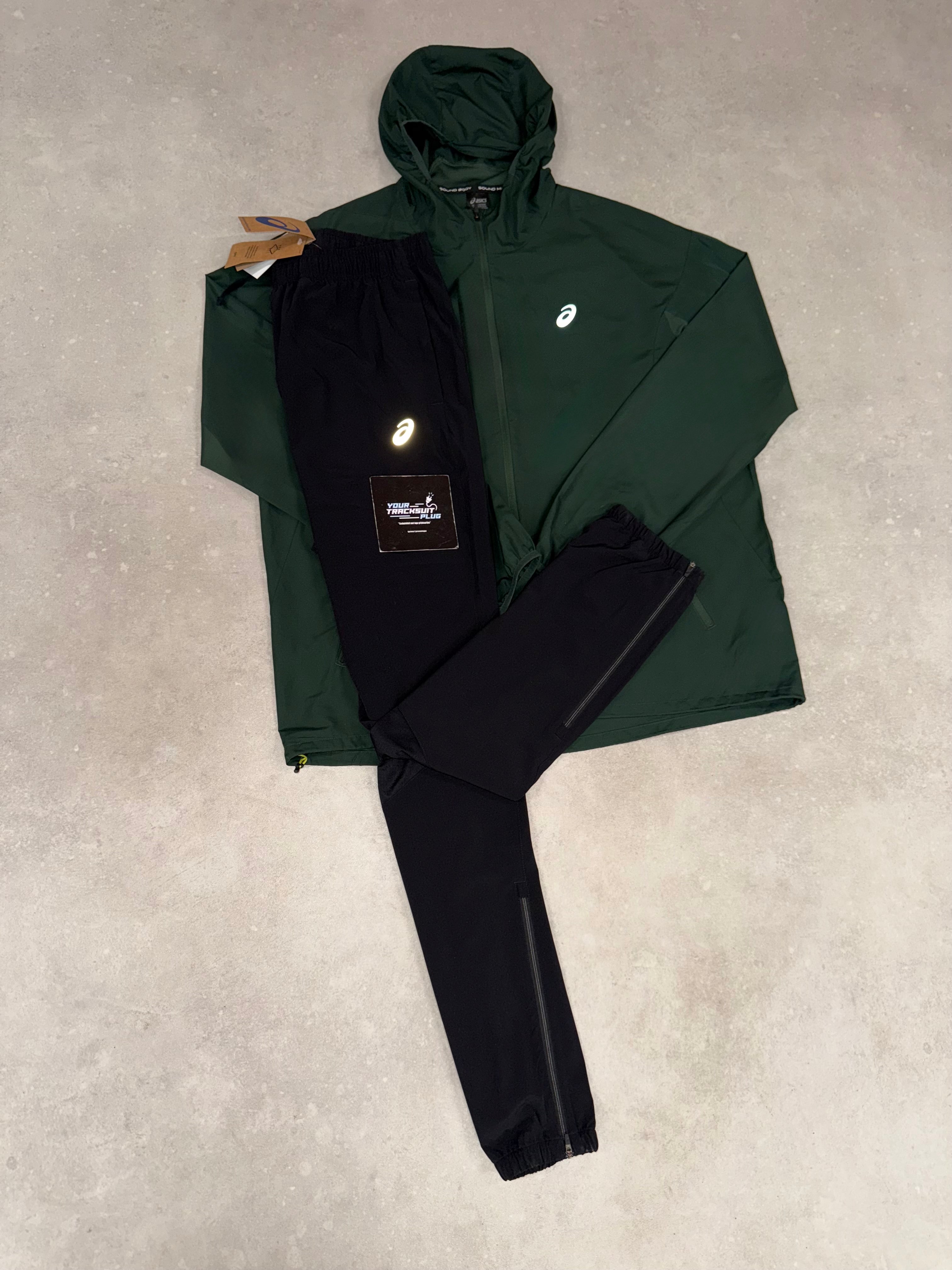ASICS TRACKSUIT GREEN // VERY VERY EXCLUSIVE