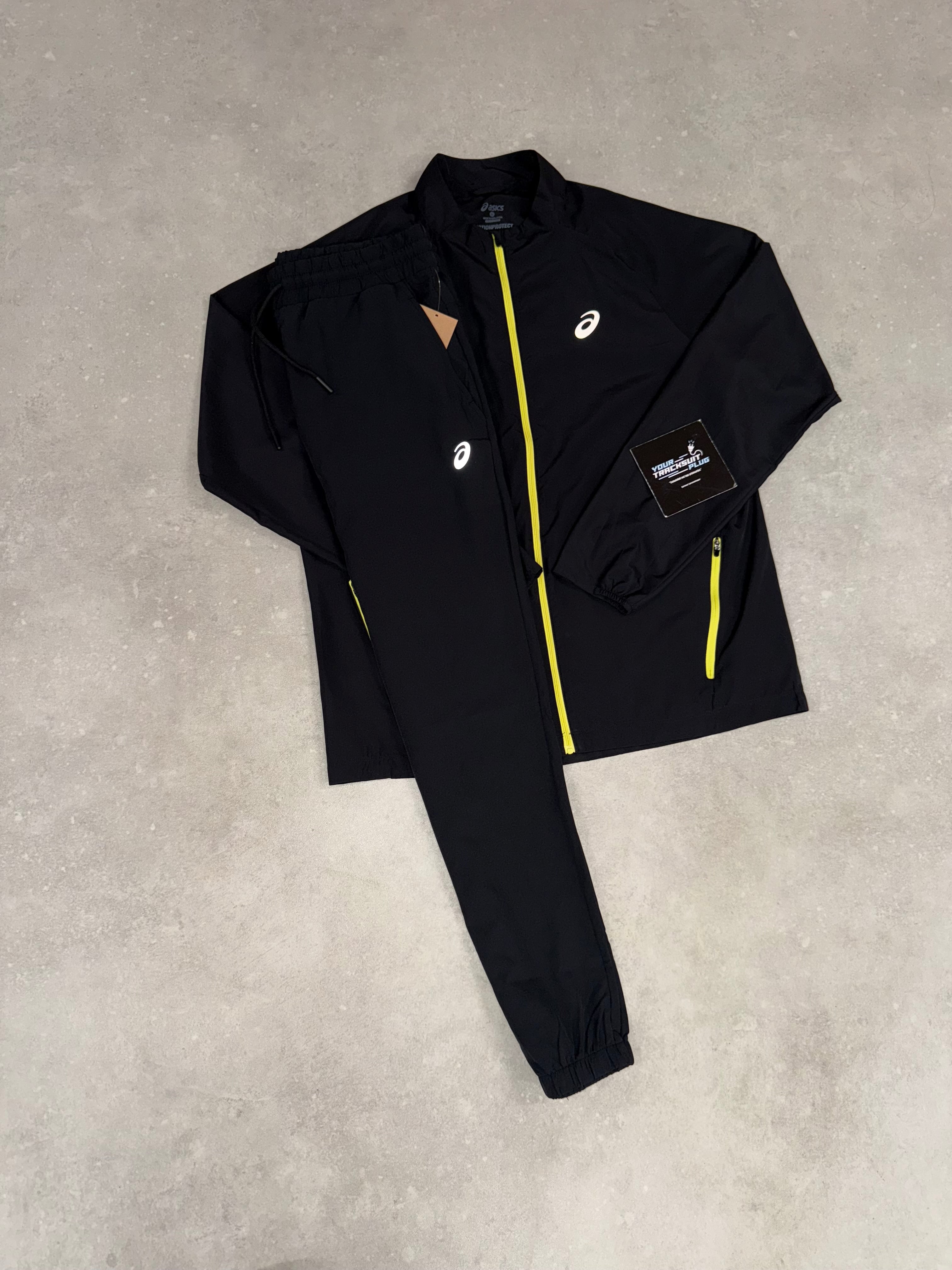ASICS TRACKSUIT BLACK & YELLOW // LIMITED EDITION
