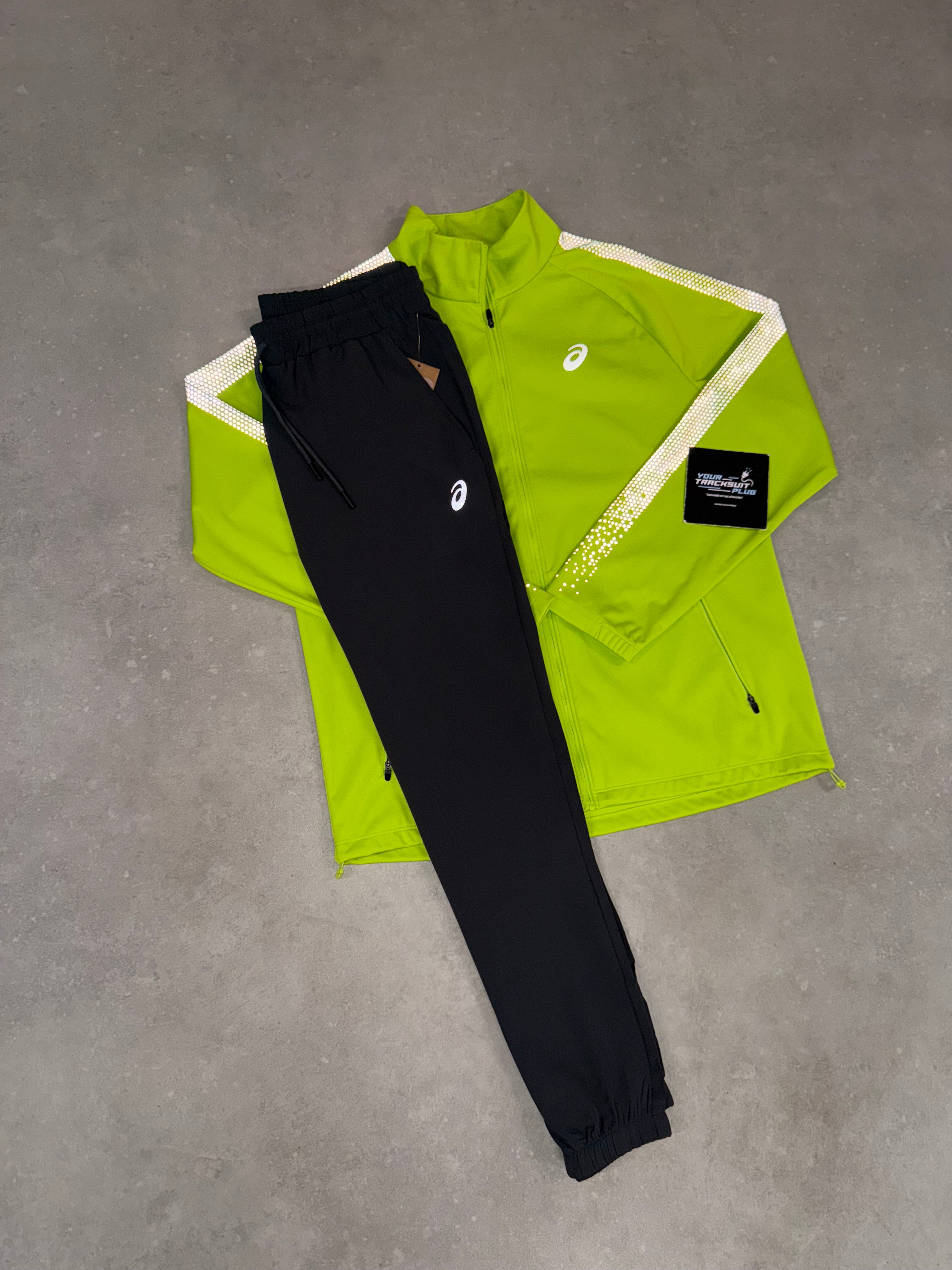 ASICS SOFT-SHELL LIME/ GREEN & BLACK // VERY EXCLUSIVE