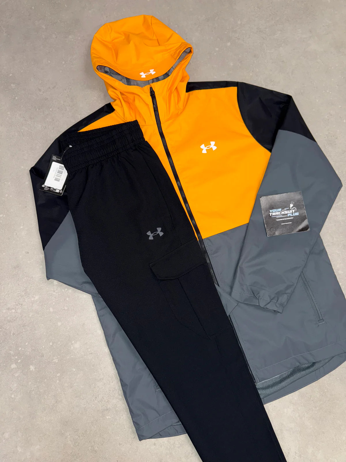 UNDER ARMOUR TRACKSUIT ORANGE & BLACK // LIMITED EDITION