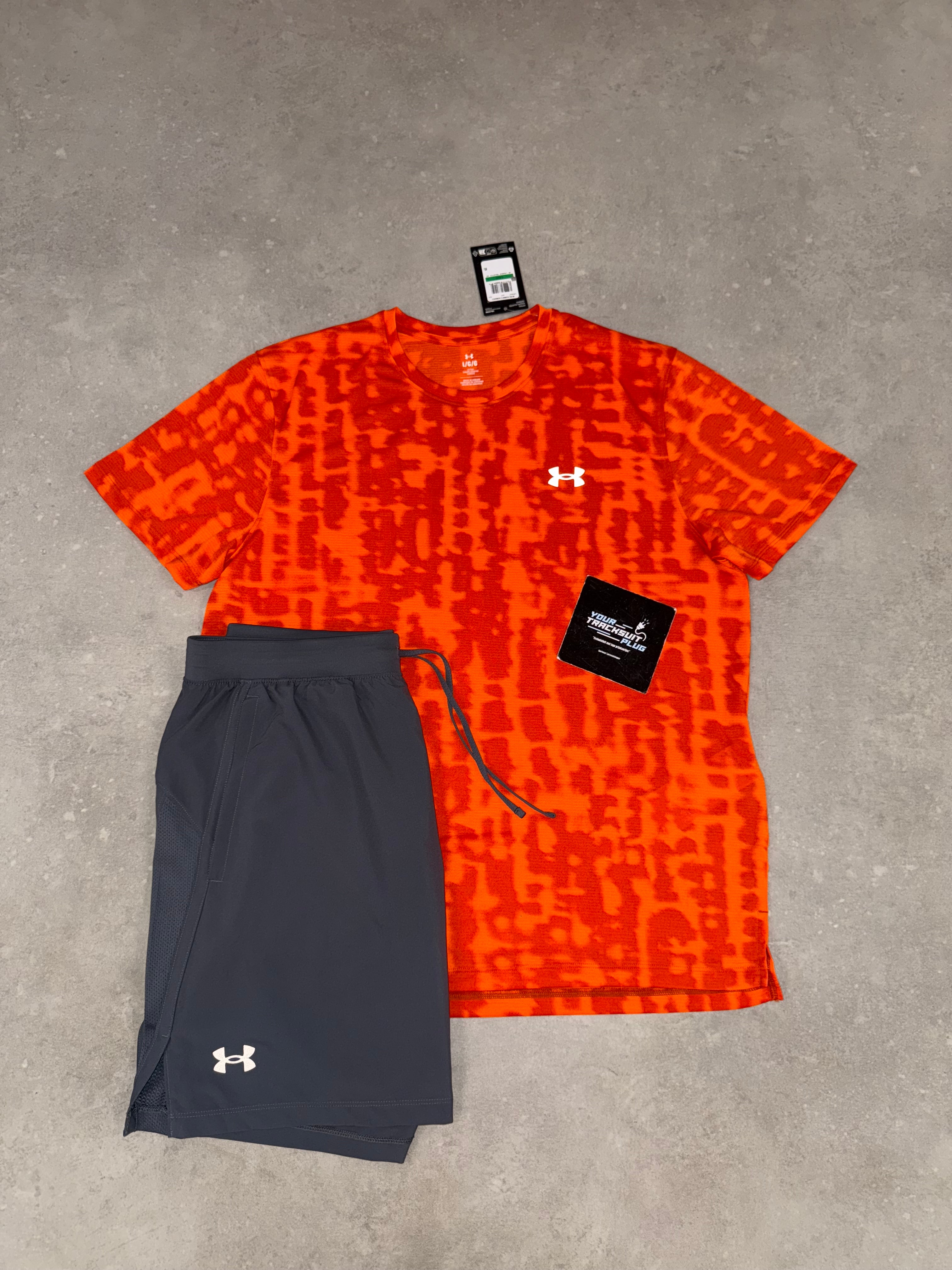 UNDER ARMOUR ORANGE & GREY // SUMMER SET
