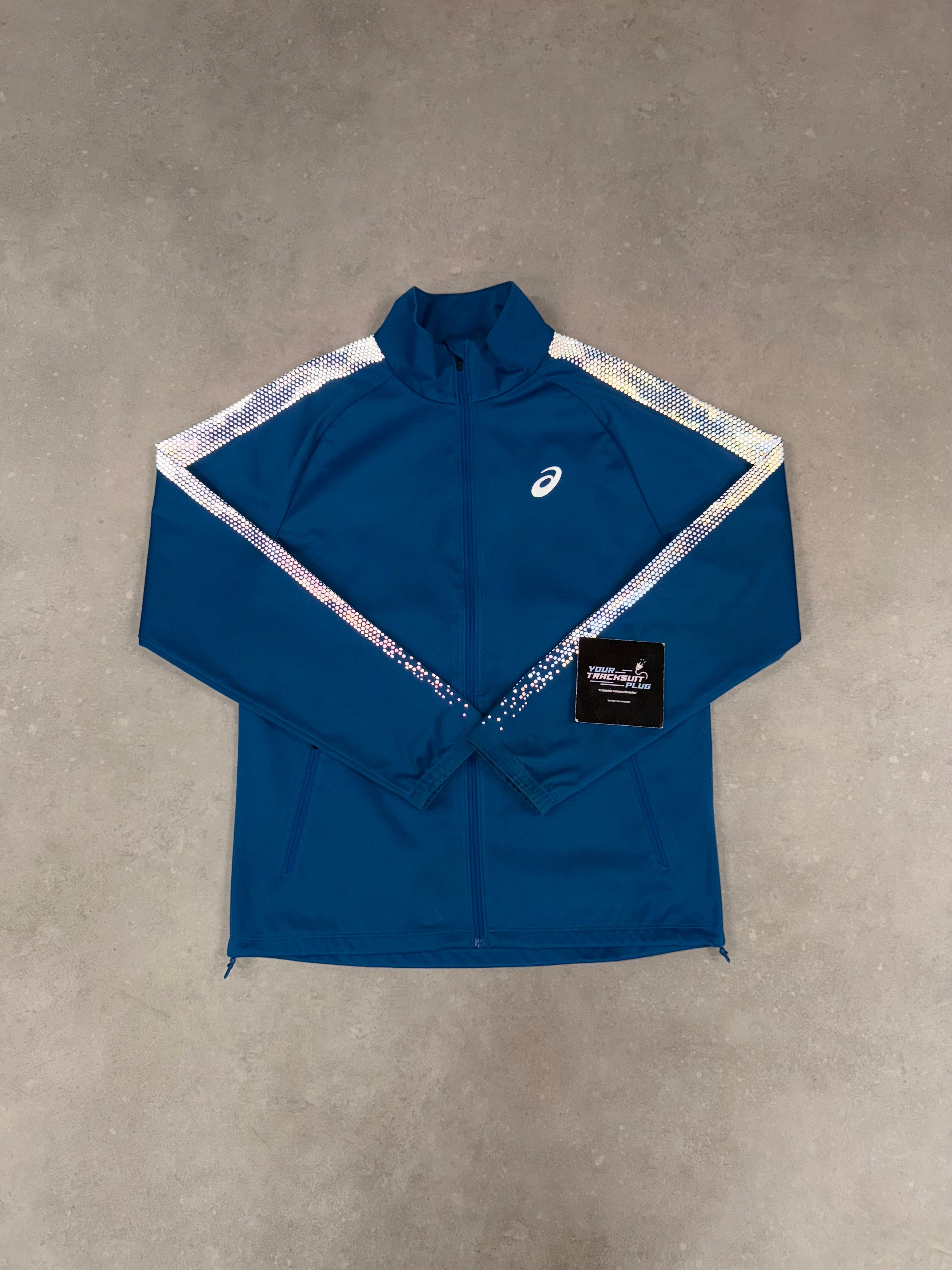 ASICS SOFT-SHELL TRACKSUIT BLUE & GREY // VERY EXCLUSIVE