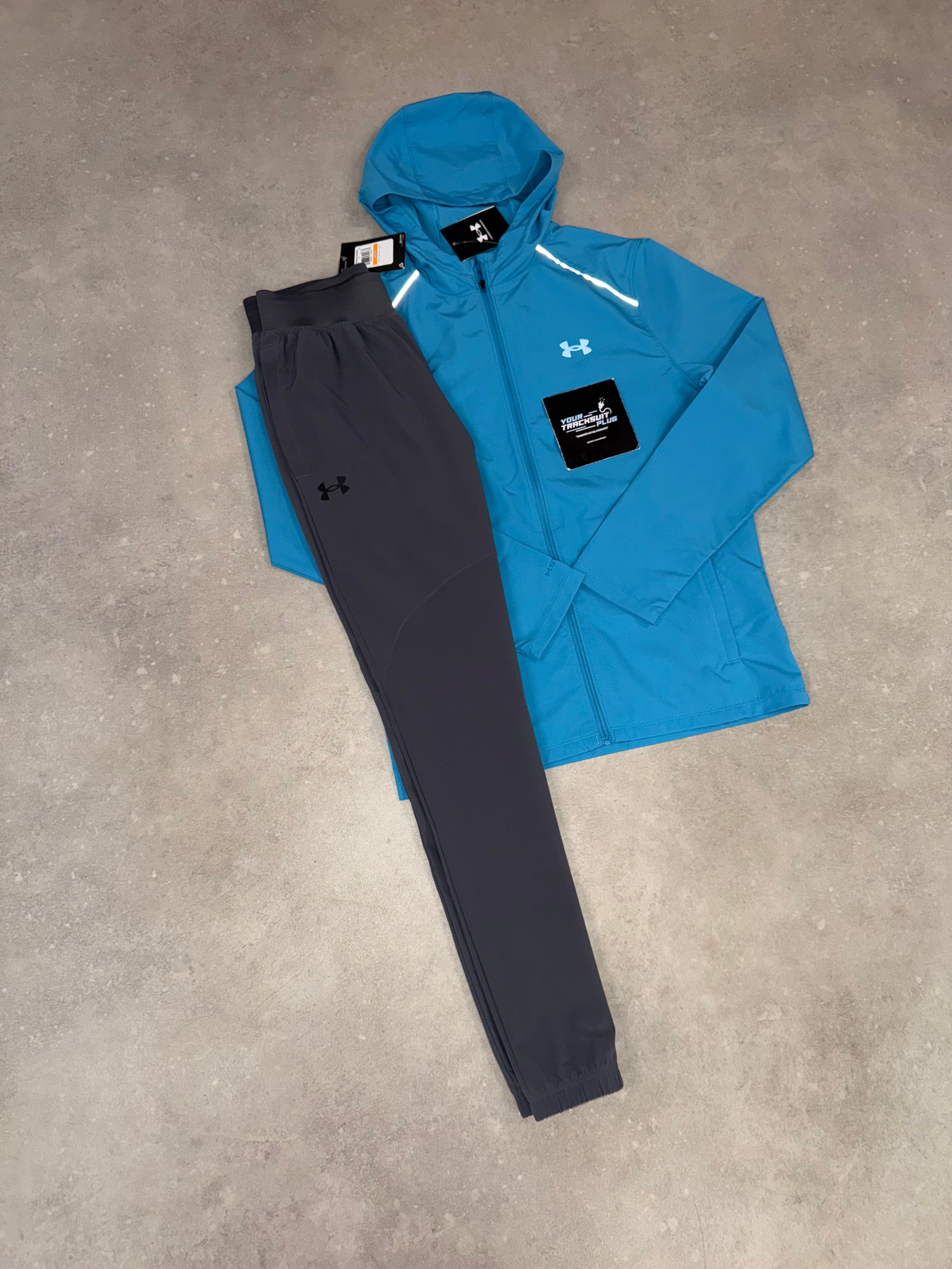 UNDER ARMOUR TRACKSUIT BLUE & GREY // LIMITED EDITION