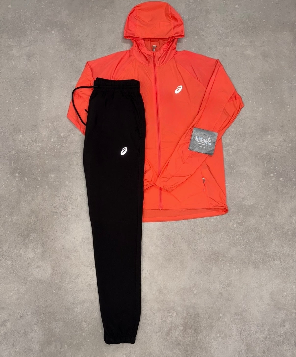 ASICS TRACKSUIT CORAL & BLACK // LIMITED EDITION