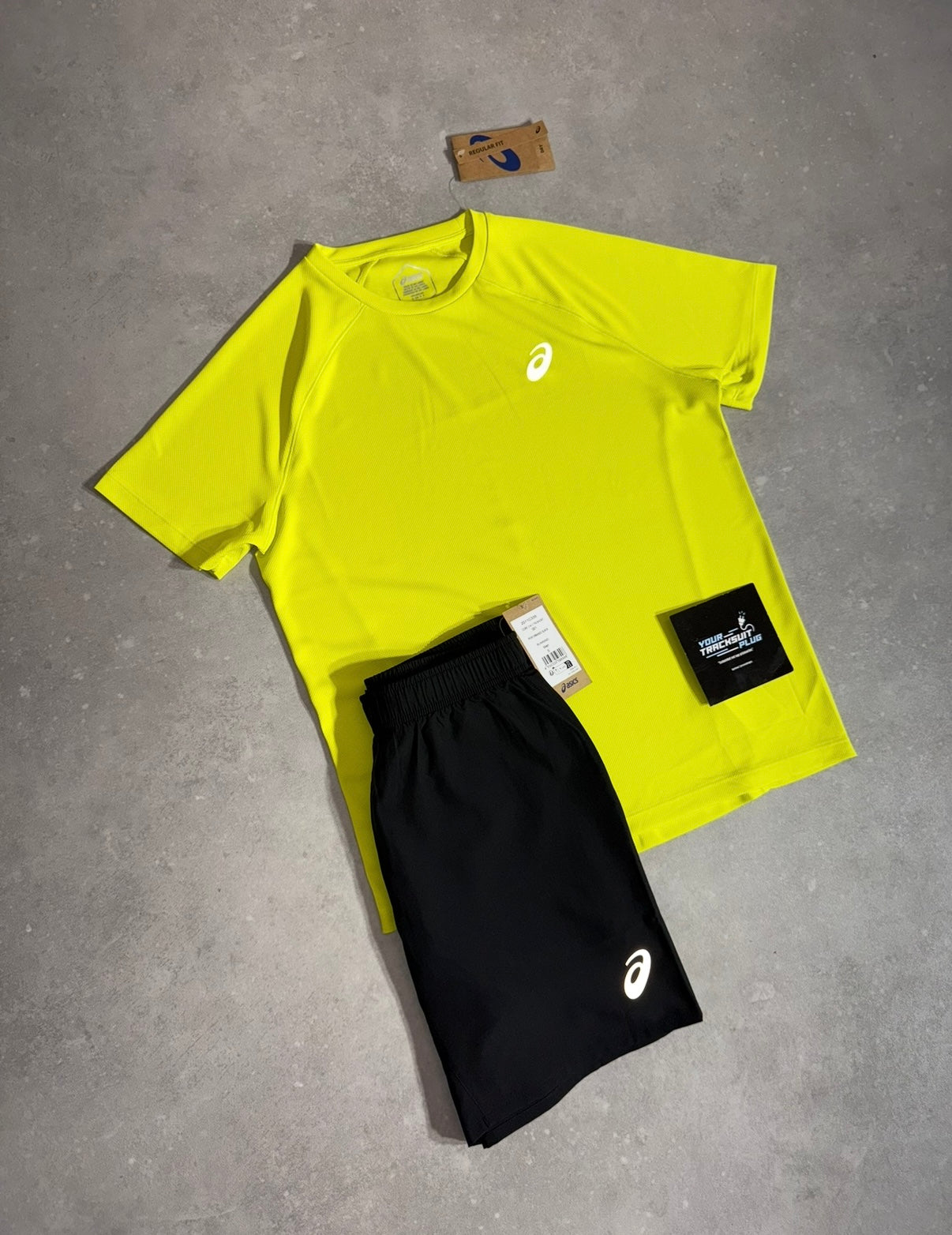 ASICS ZOMER SET // BLACK & YELLOW