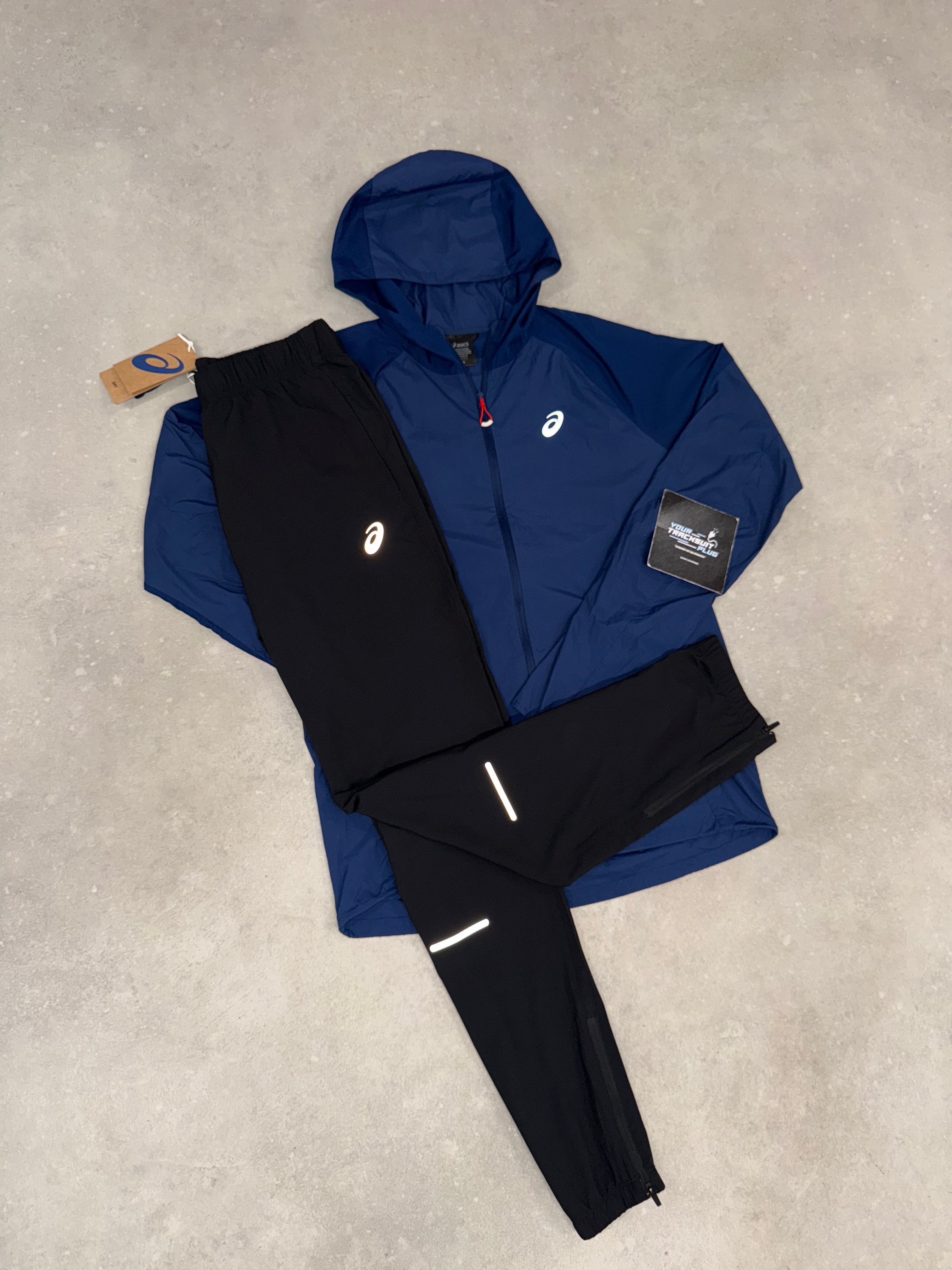ASICS BLUE & BLACK TRACKSUIT // LIMITED EDITION