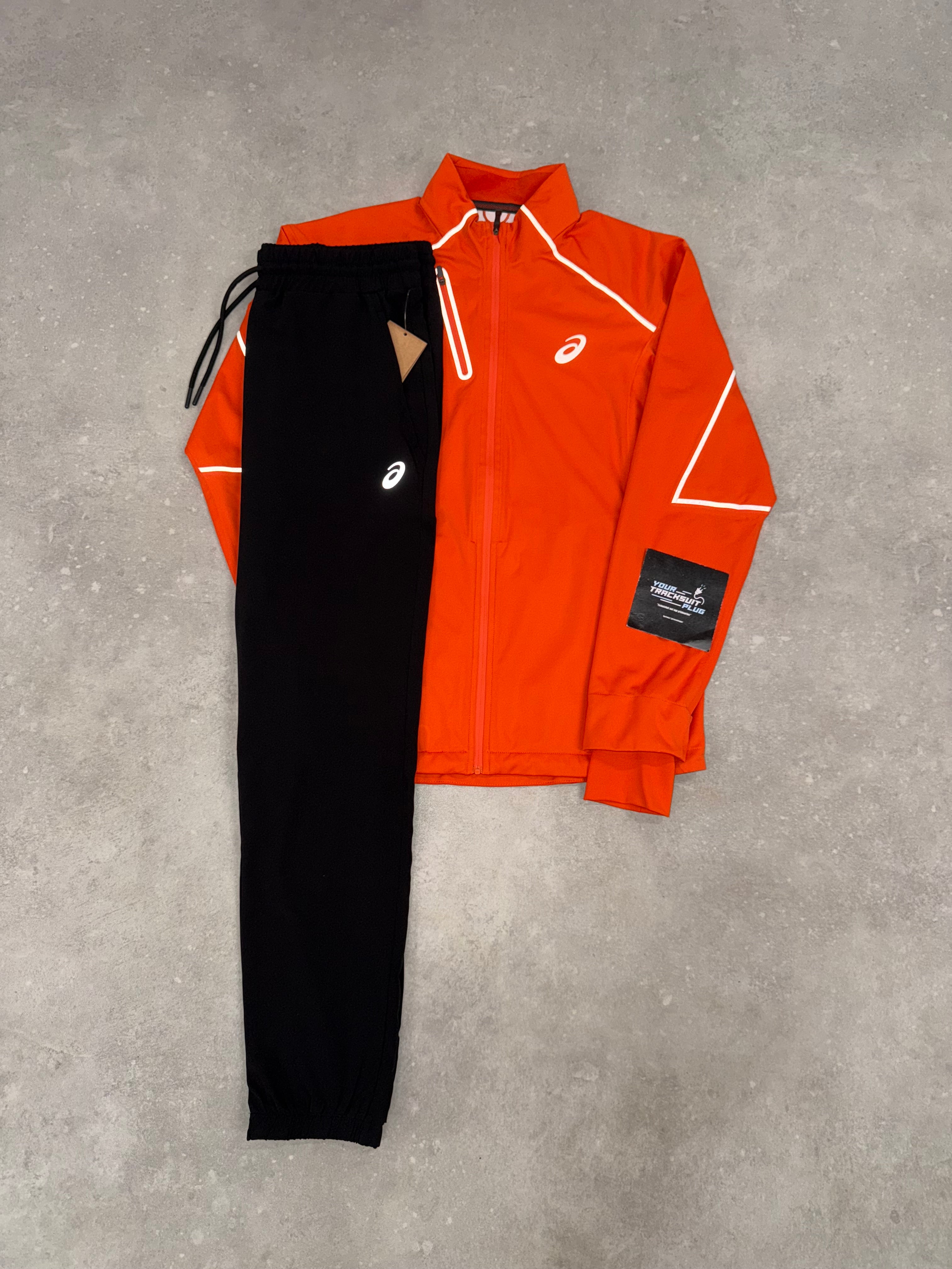 ASICS TRACKSUIT ORANGE // VERY EXCLUSIVE