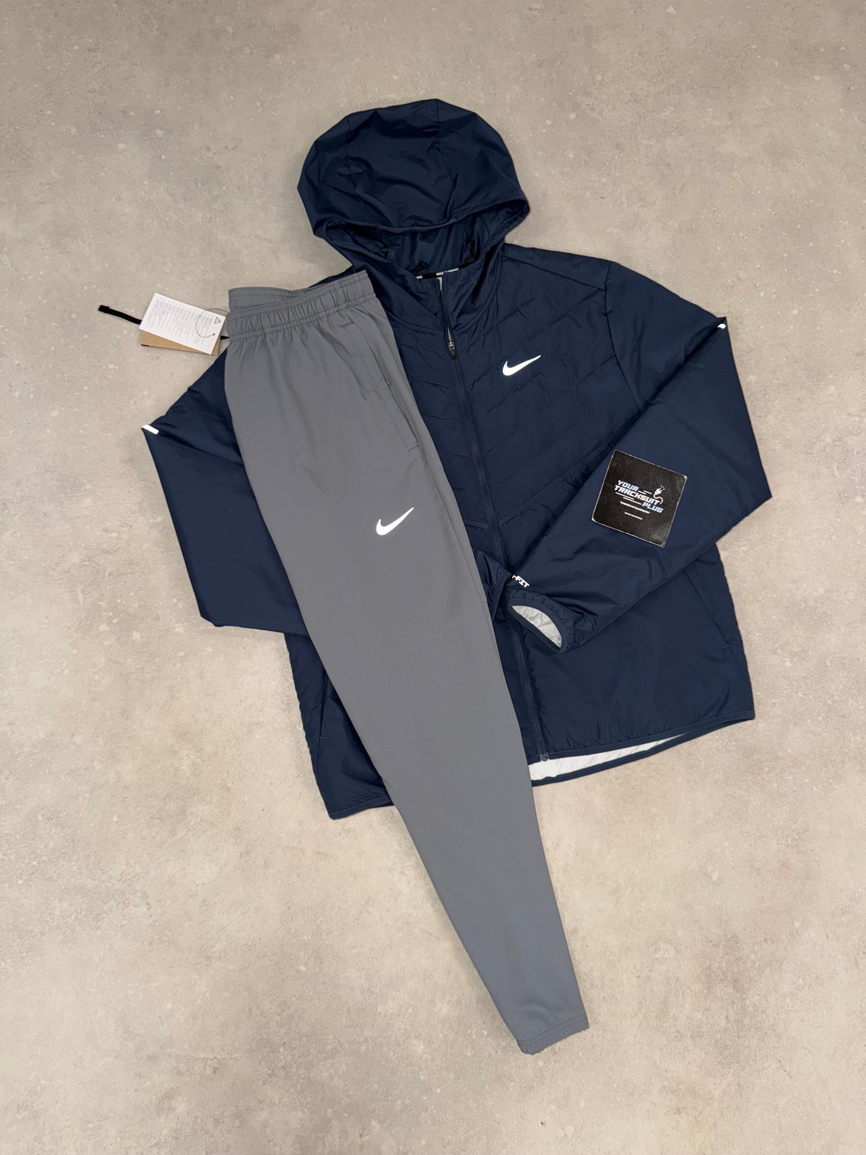 NIKE GREY & BLUE TRACKSUIT // EXCLUSIVE EDITION