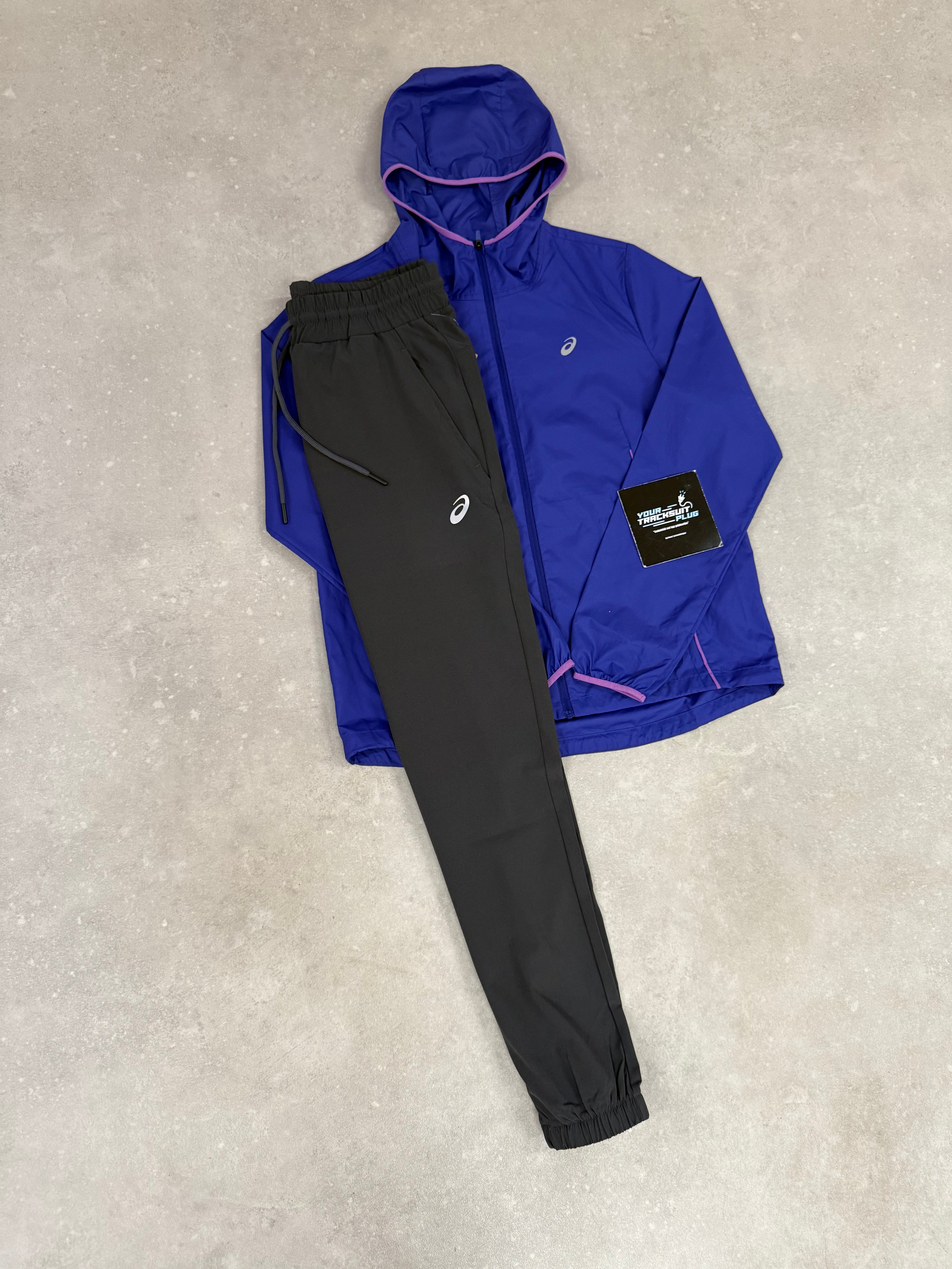 ASICS TRACKSUIT PURPLE & GREY // VERY EXCLUSIVE