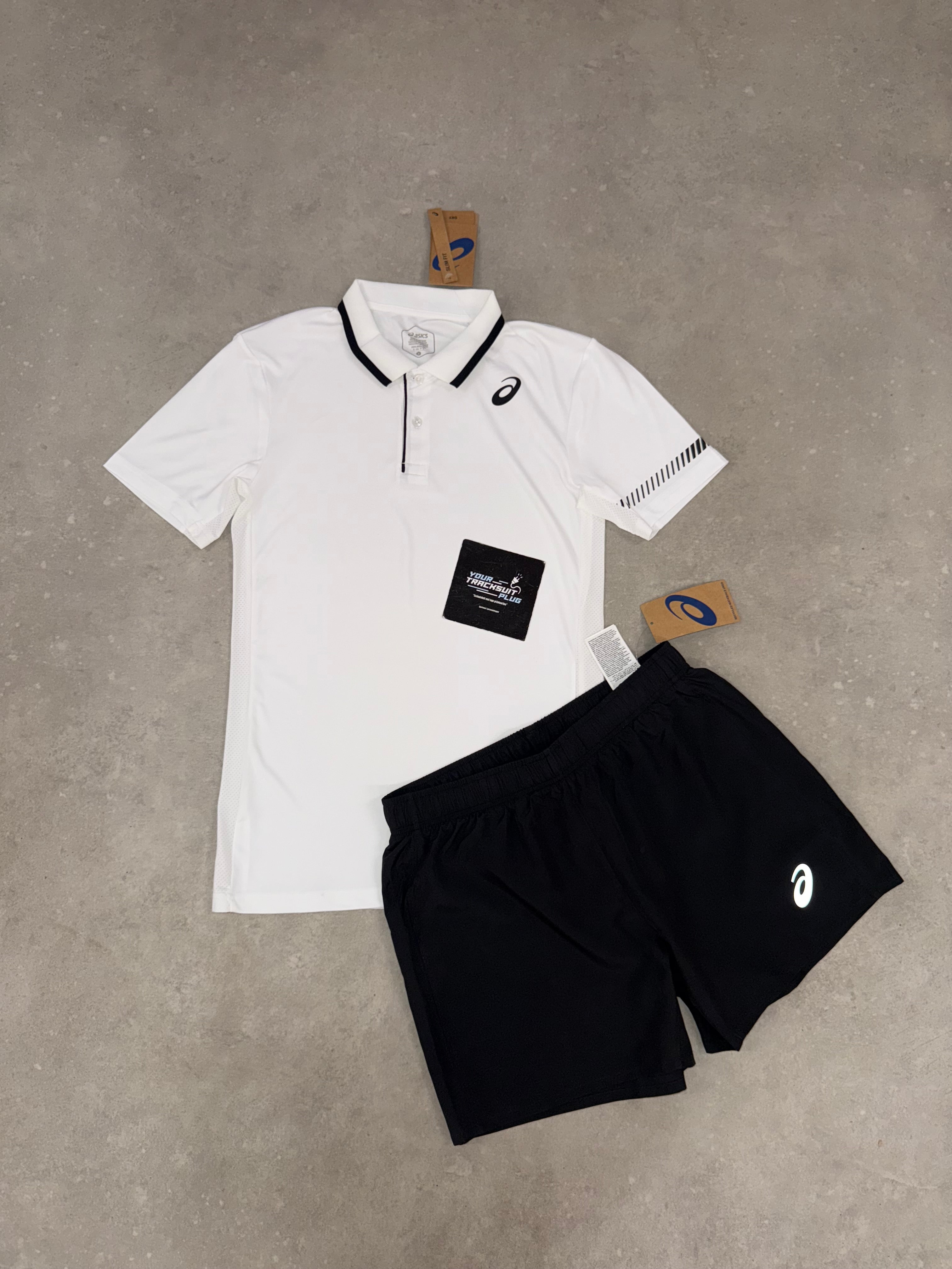 ASICS POLO SET BLACK & WHITE // EXCLUSIVE EDITION