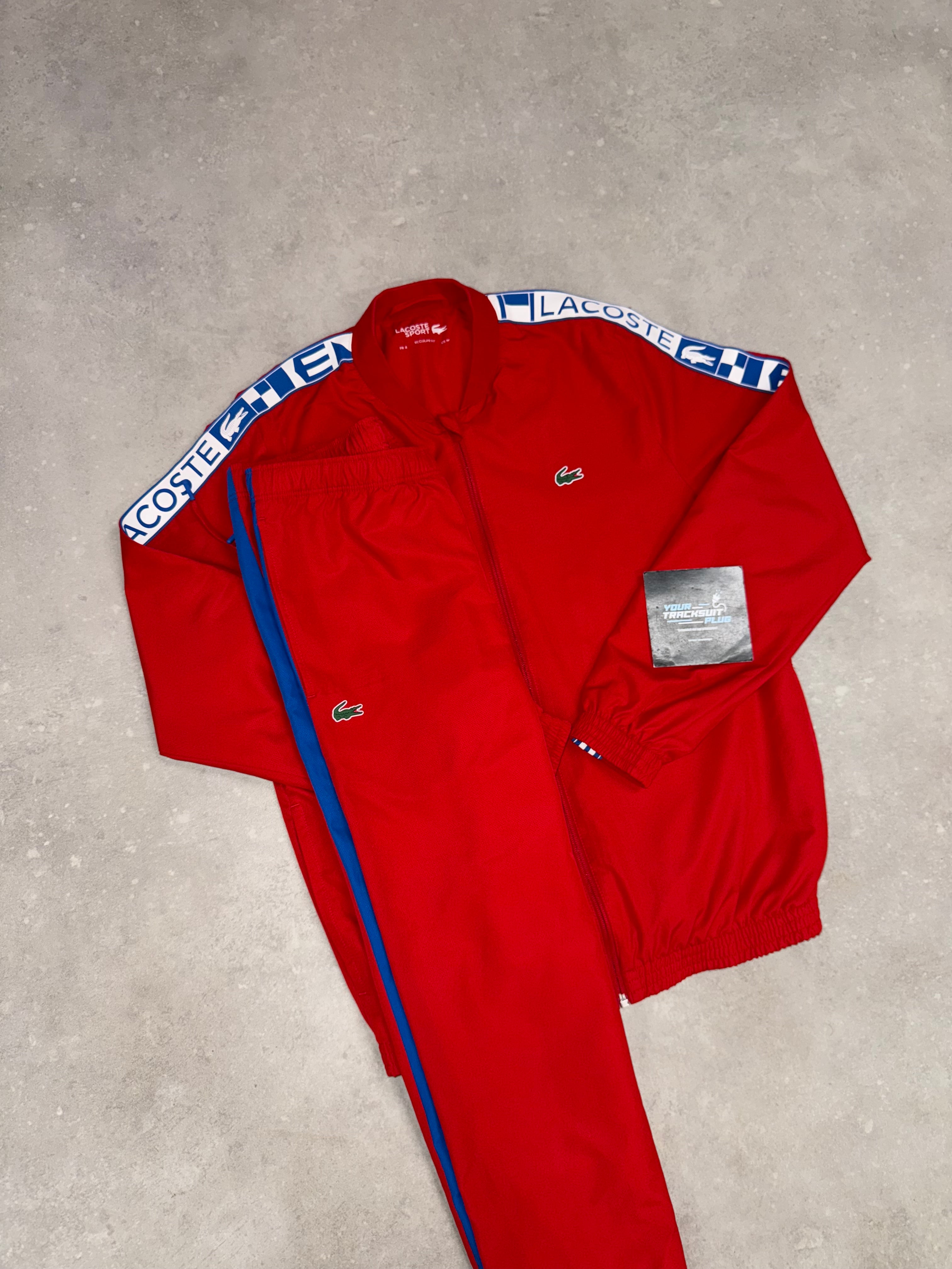 LACOSTE TRACKSUIT // LIMITED EDITION RED