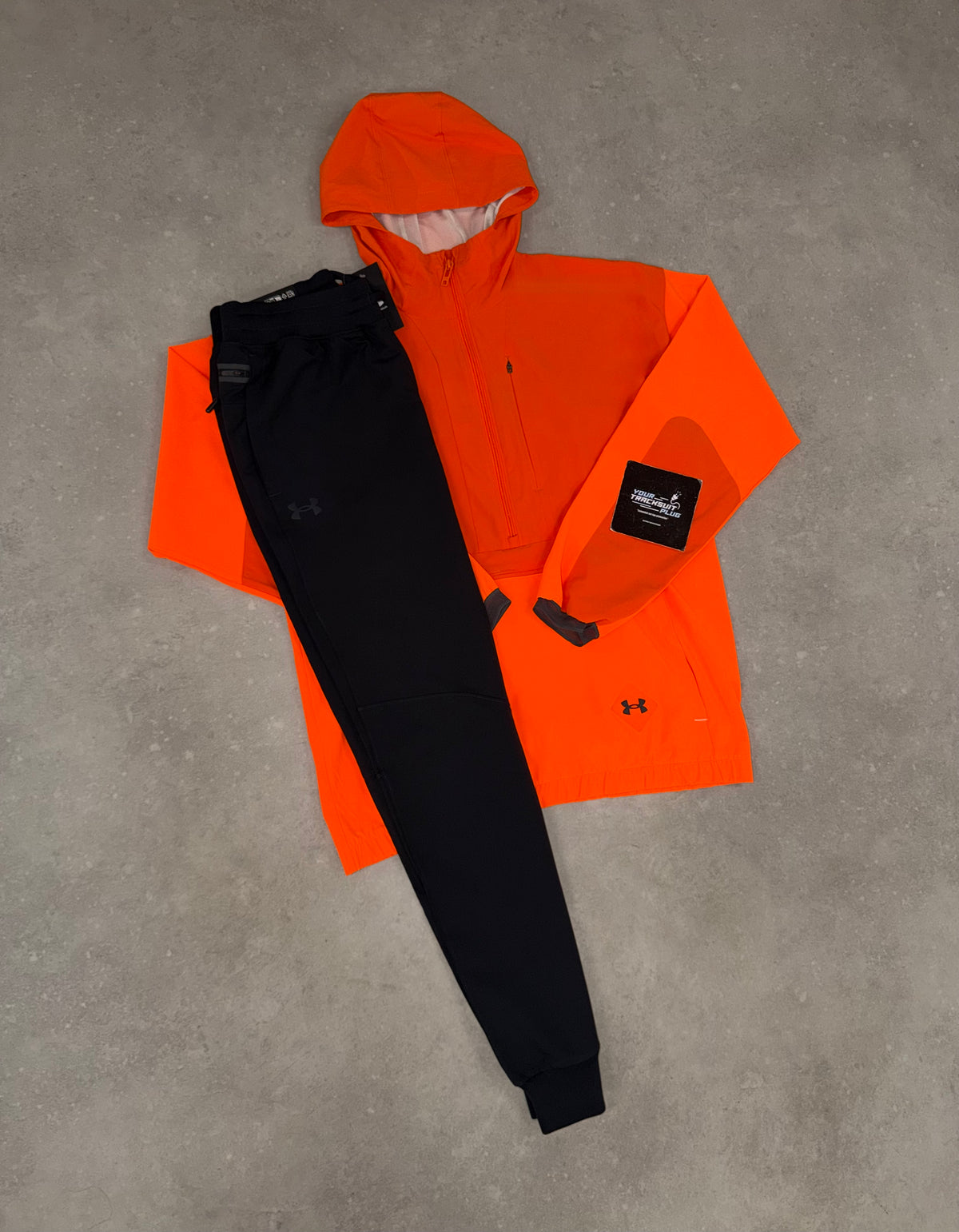 UNDER ARMOUR TRACKSUIT ORANGE & BLACK // EXCLUSIVE EDITION