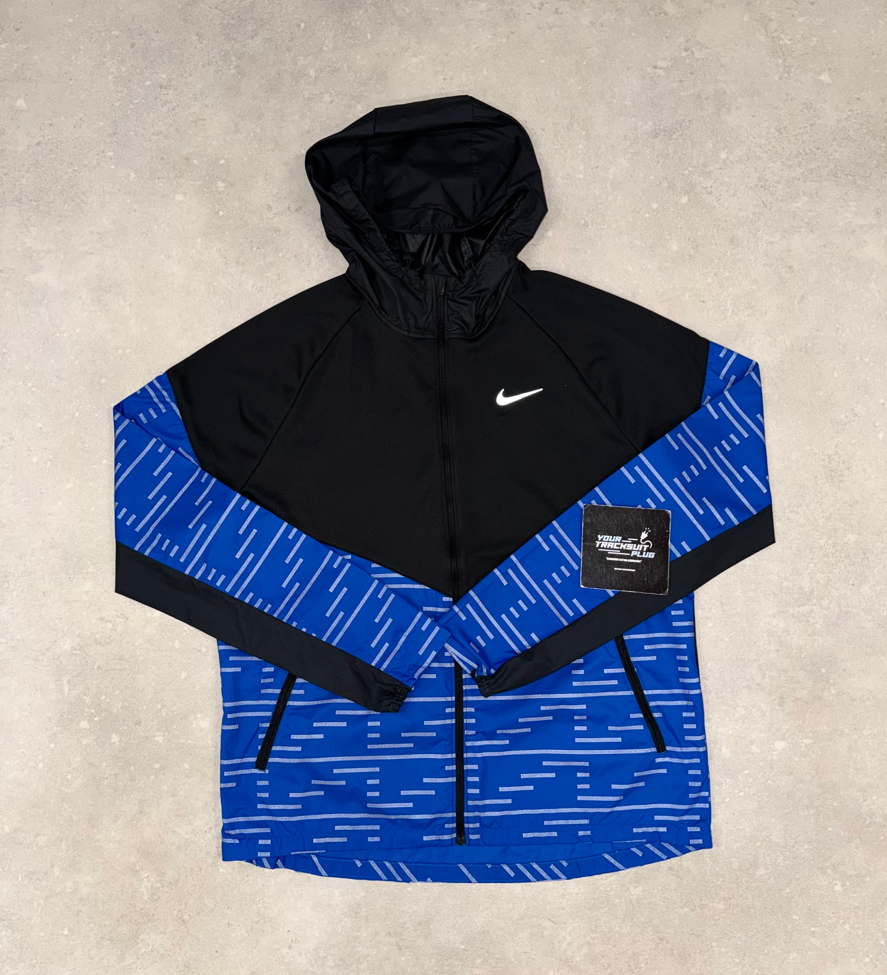 NIKE BLUE & BLACK REFLECTIVE TRACKSUIT // VERY EXCLUSIVE