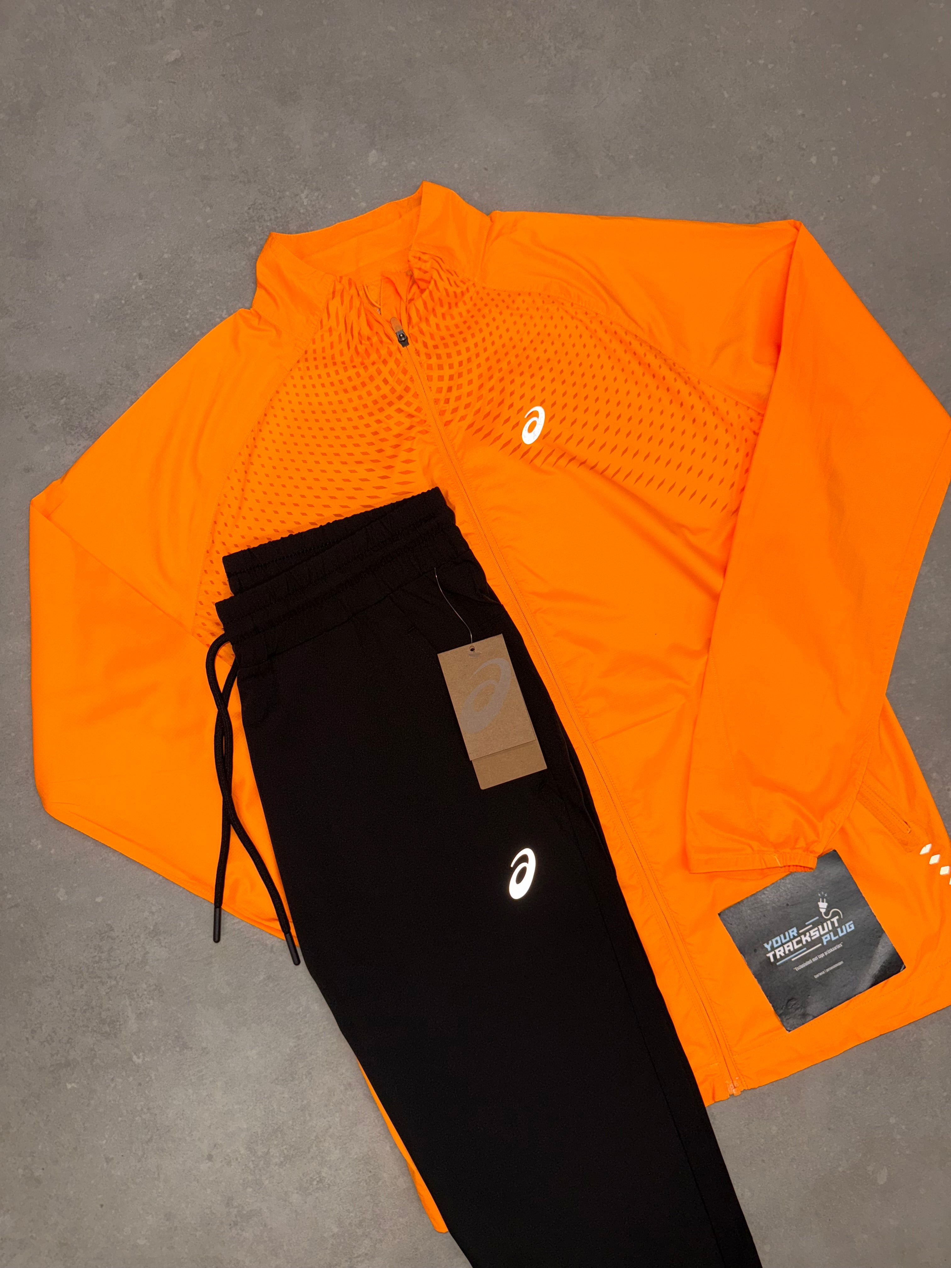 ASICS TRACKSUIT ORANGE // VERY EXCLUSIVE