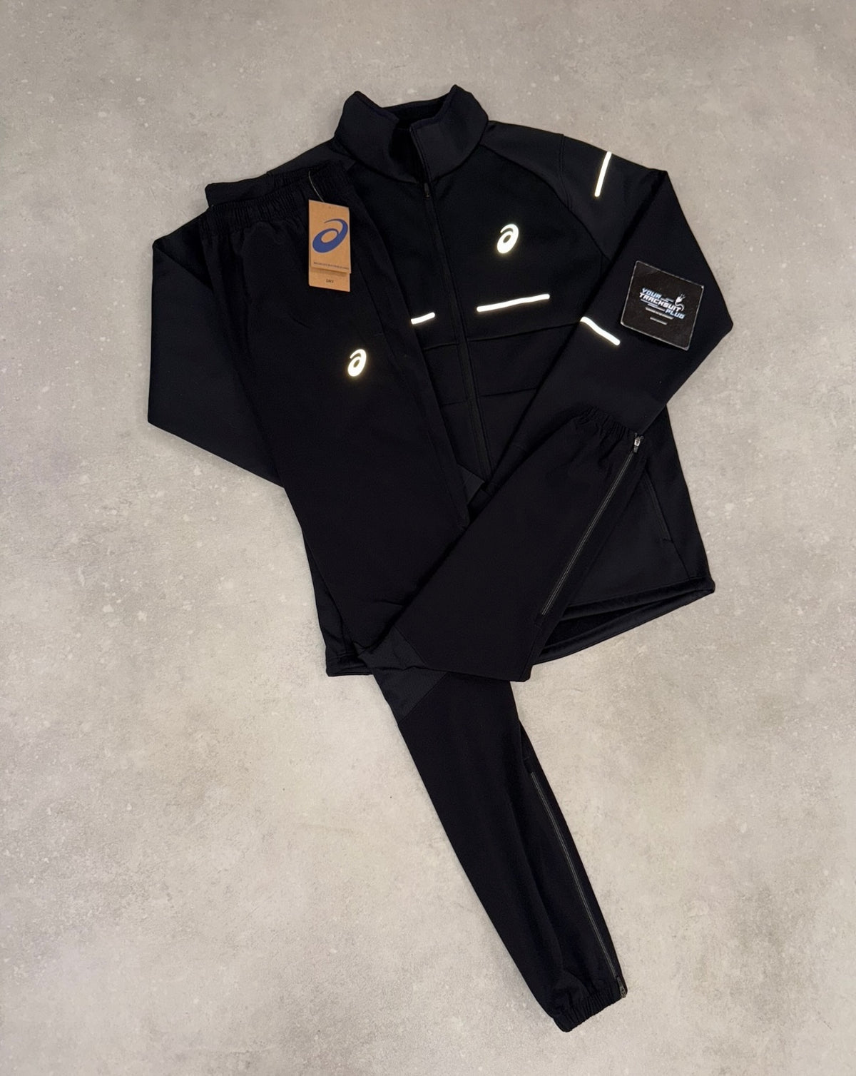 ASICS SOFT-SHELL TRACKSUIT BLACK // LIMITED EDITION