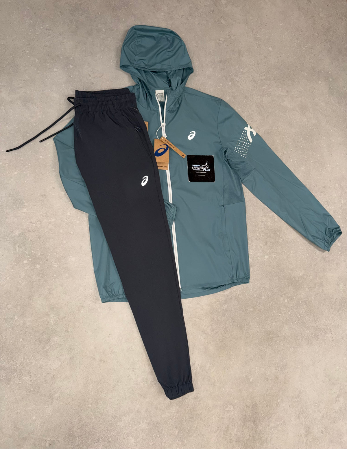 ASICS BLUE & GREY TRACKSUIT // THE LATEST