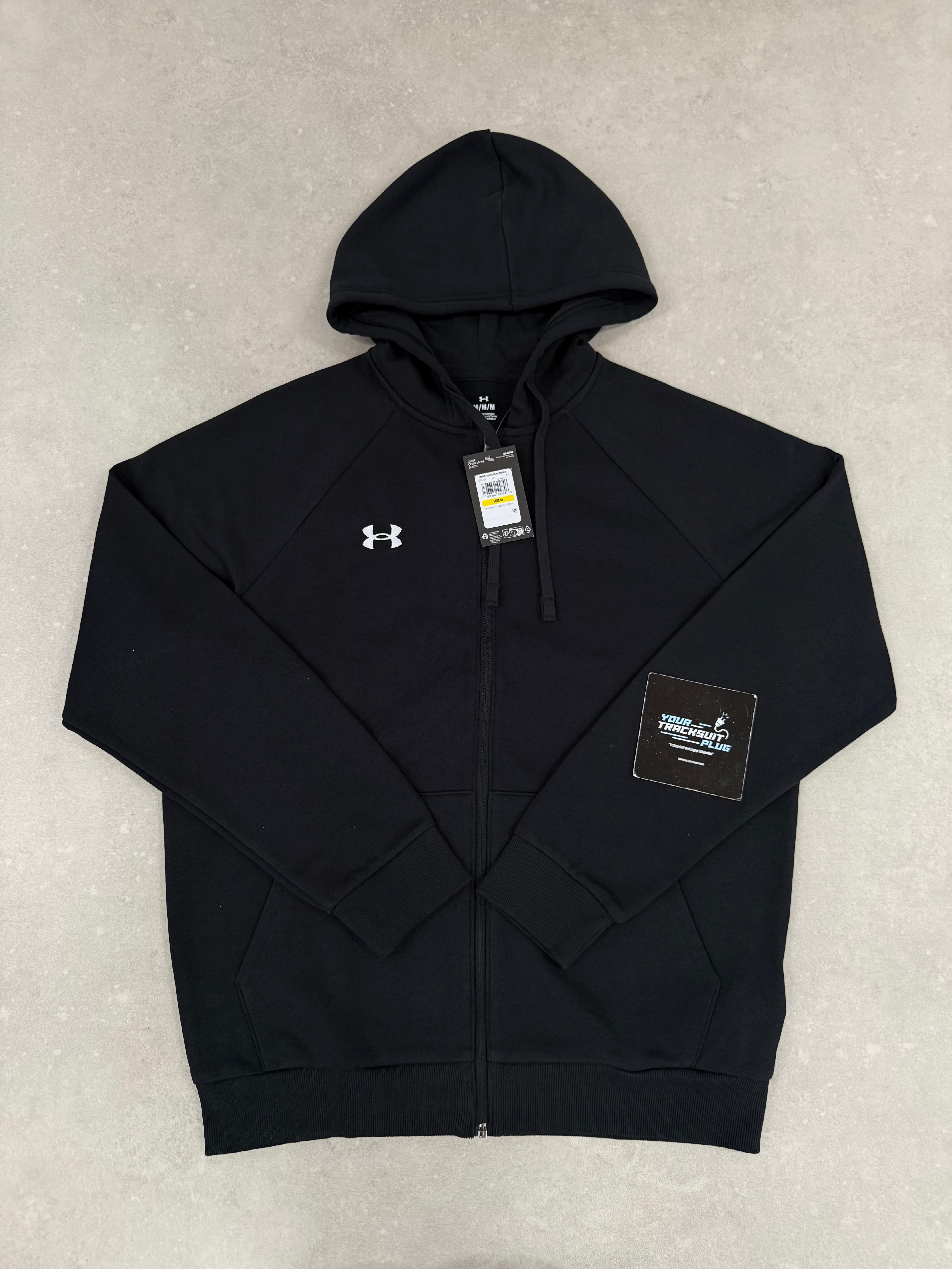 UNDER ARMOUR ZIPPER TRACKSUIT BLACK