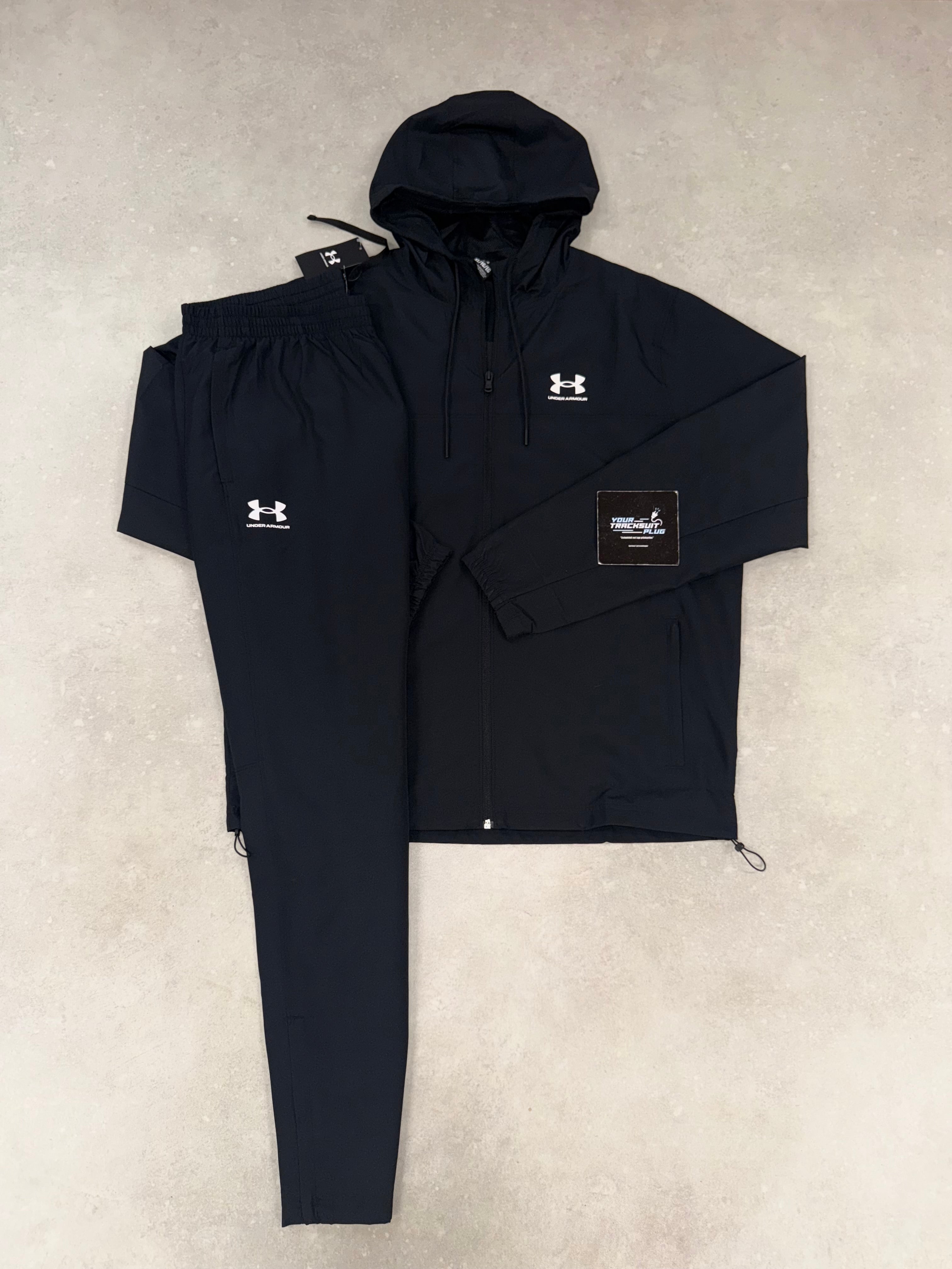 UNDER ARMOUR TRACKSUIT BLACK & WHITE