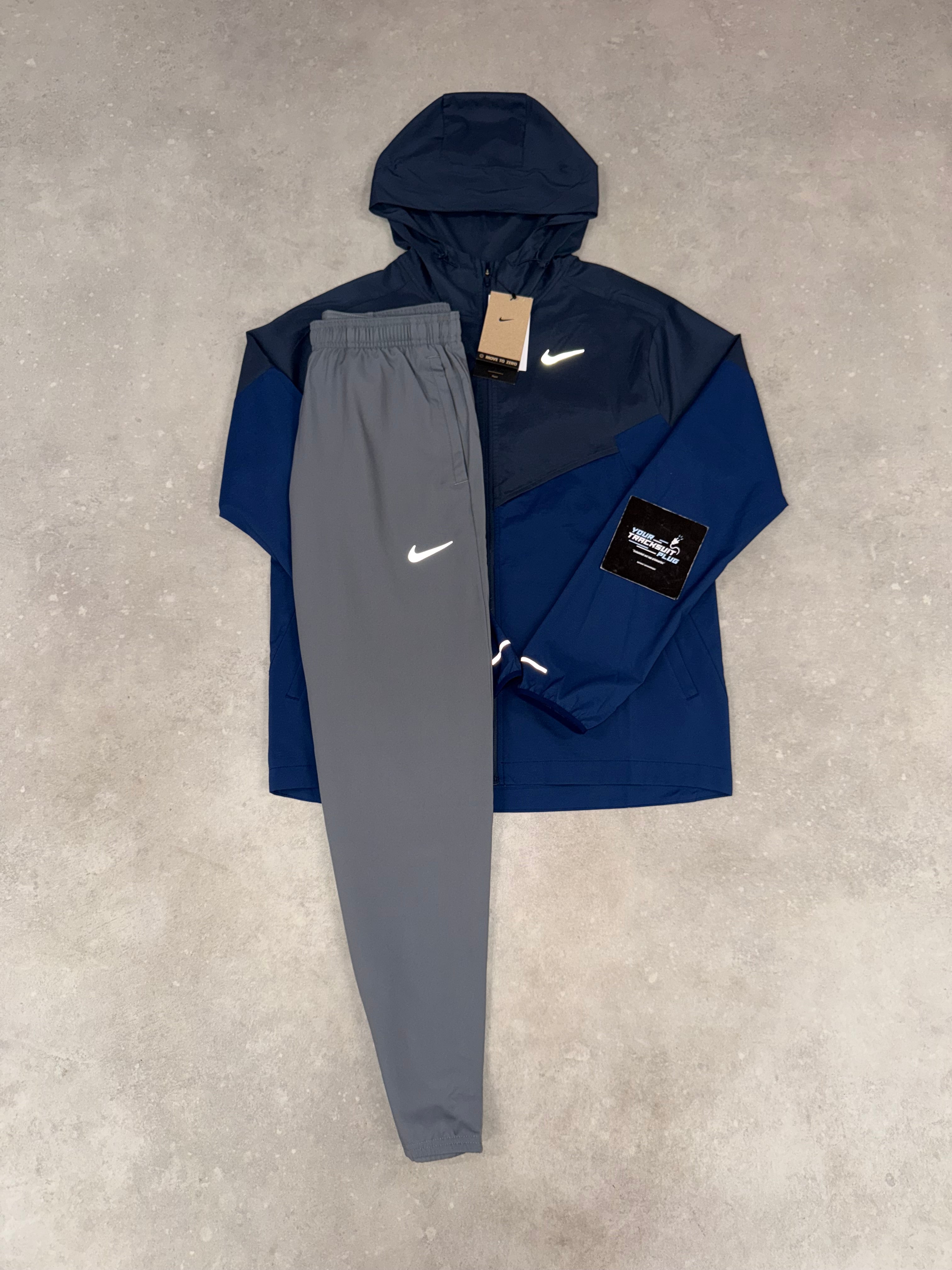 NIKE MILER TRACKSUIT // BLUE & GREY