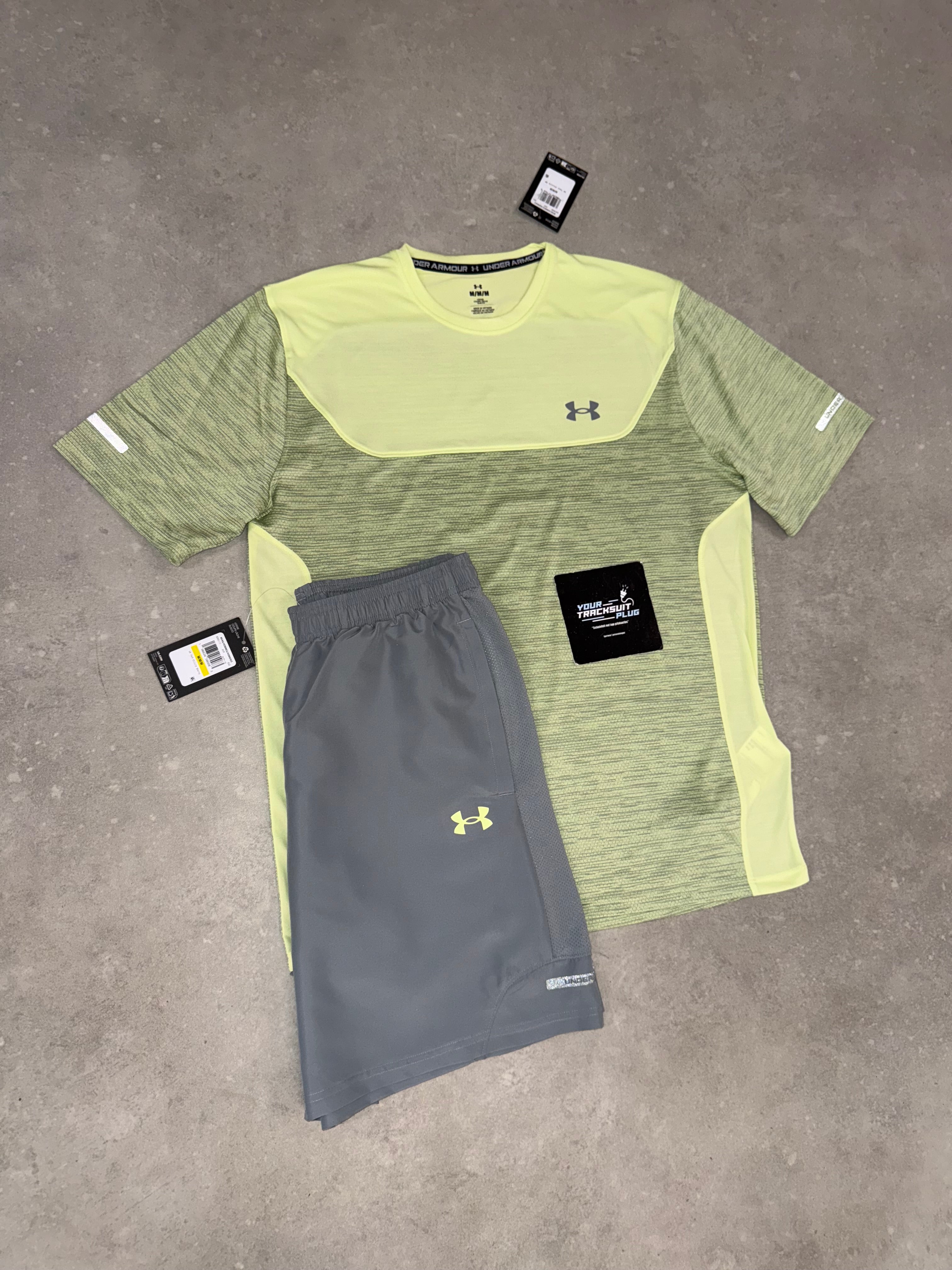 UNDER ARMOUR GREY & YELLOW // SUMMER SET