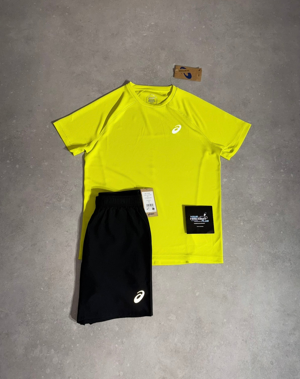 ASICS ZOMER SET // BLACK & YELLOW